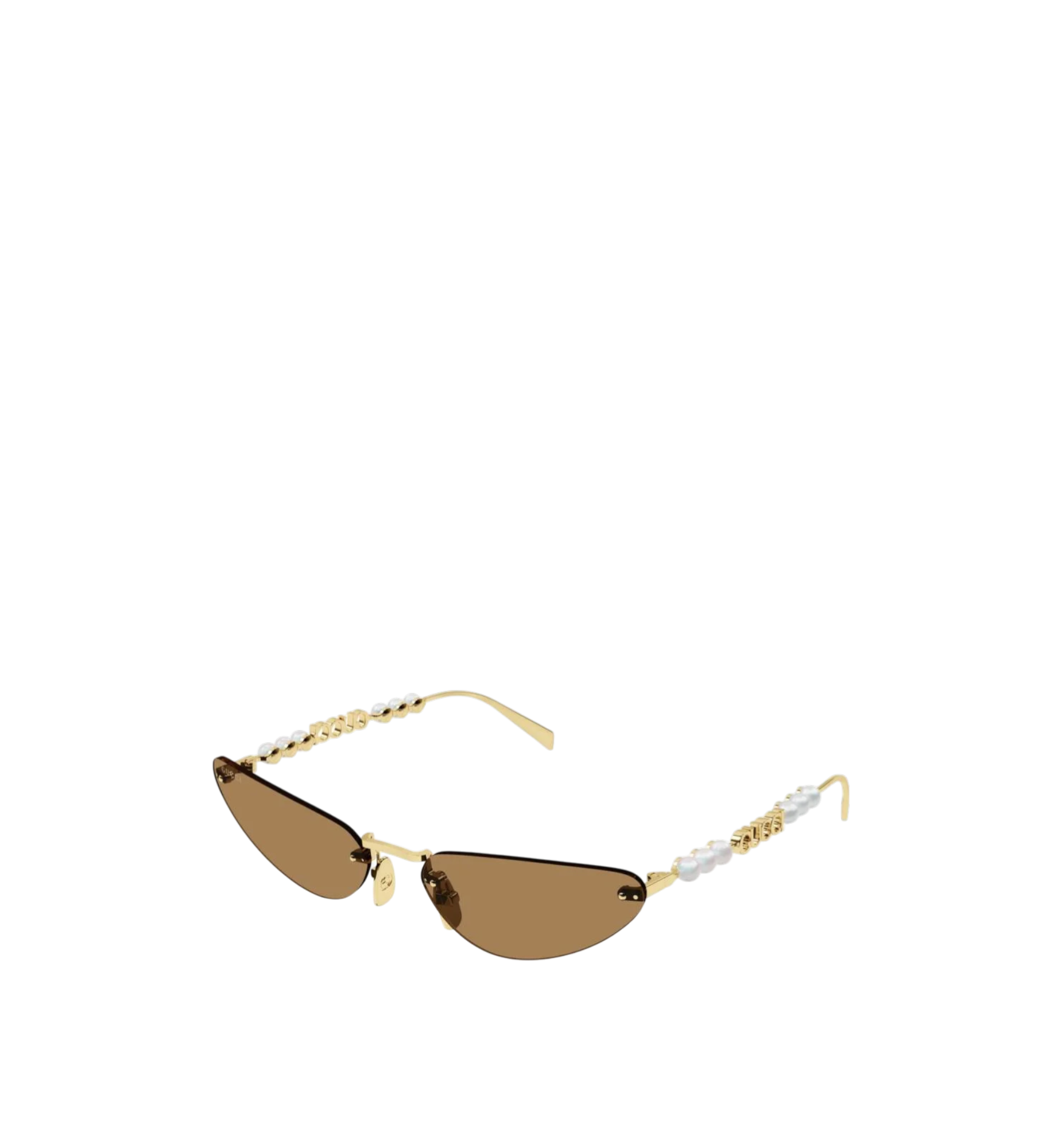 Gucci Sunglasses GG1920S 003 63 | Rimless Pearl Temple Designer Shades