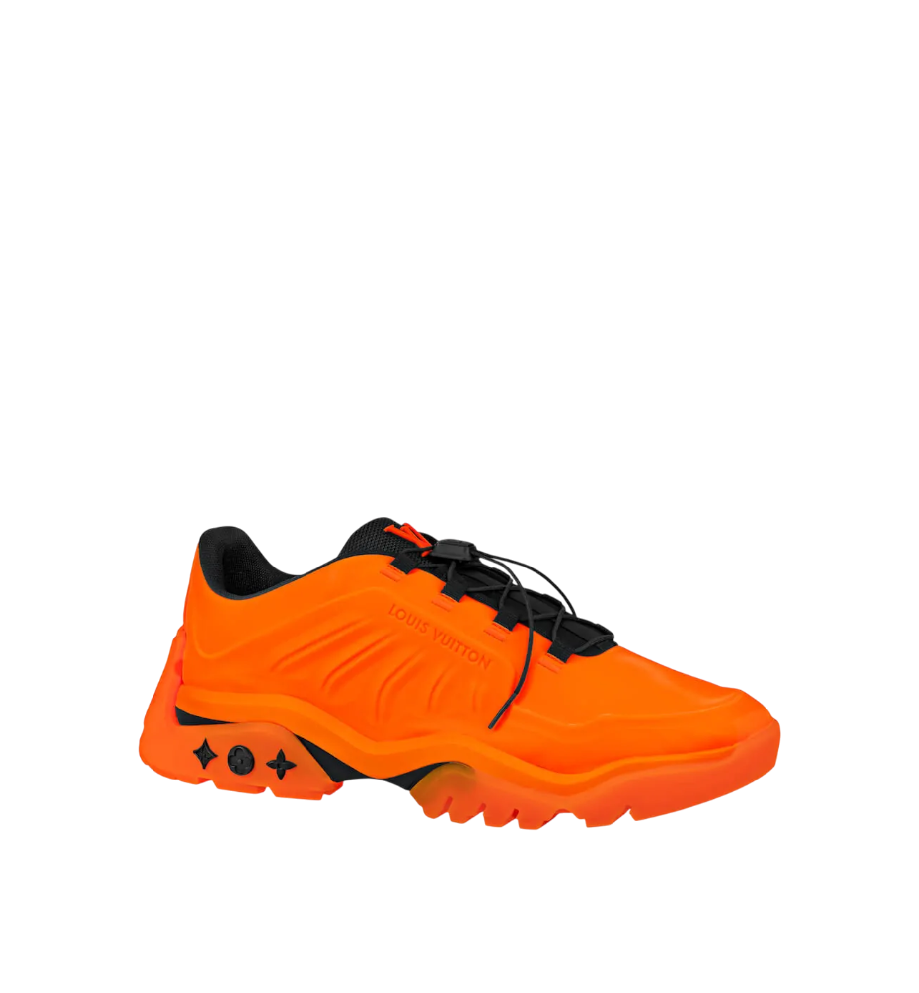 LOUIS VUITTON MILLENIUM TRAINERS NEON ORANGE MEN