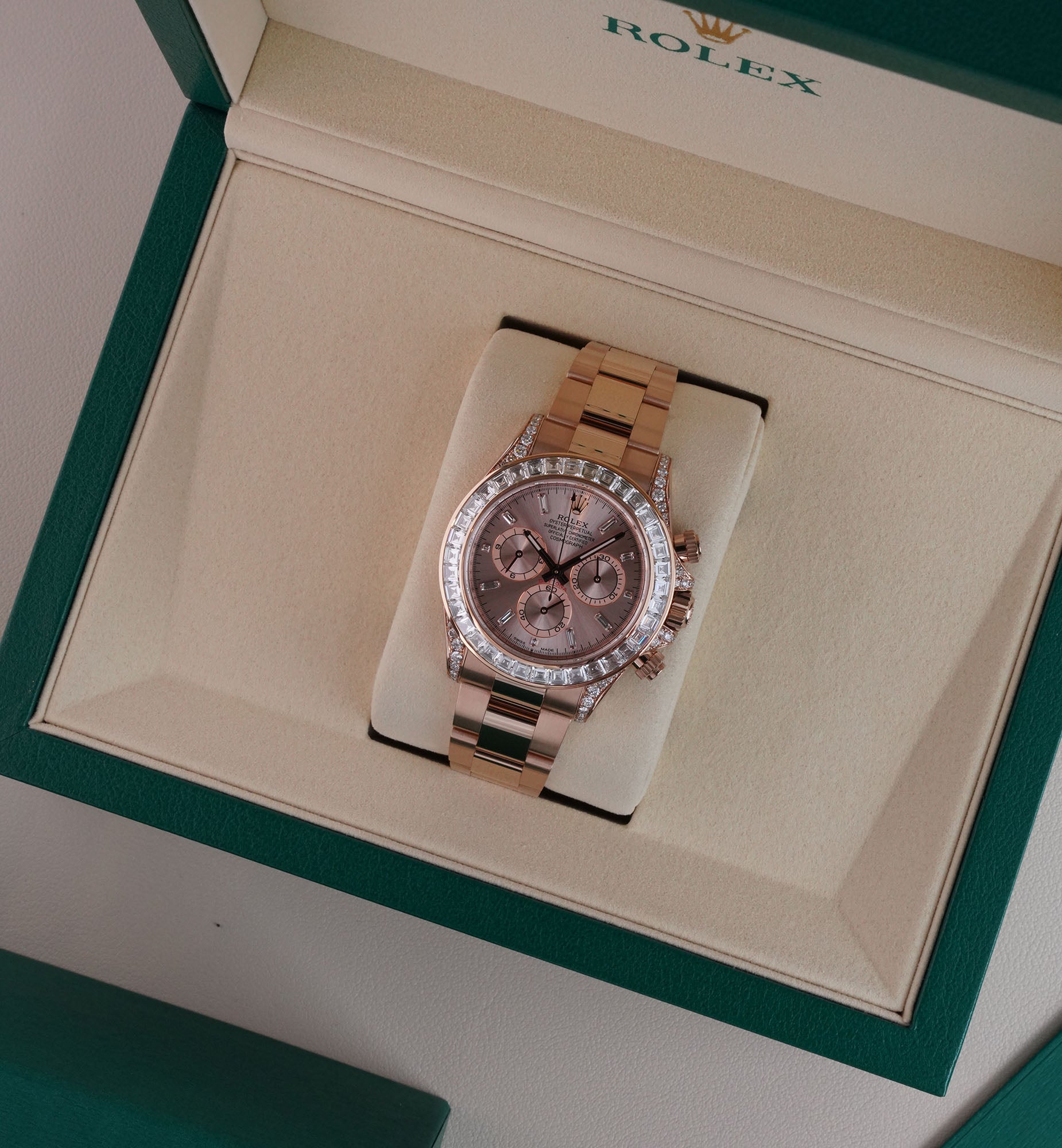 Rolex Cosmograph Daytona 40 Ref. 126595TBR | Sundust | Diamond-Set