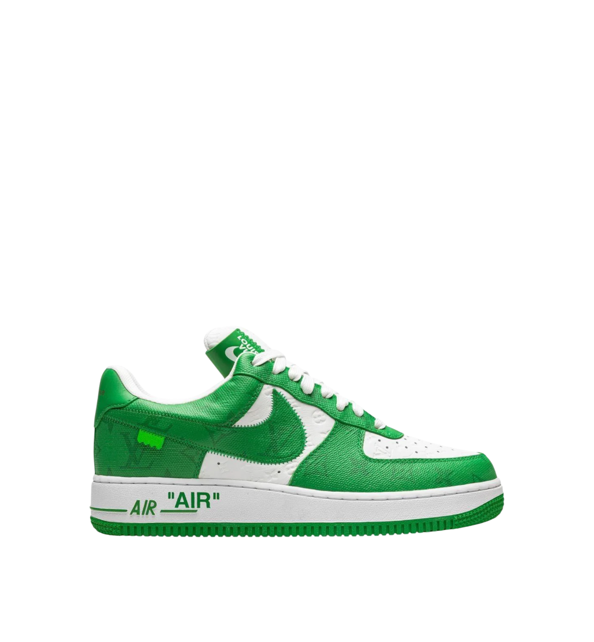 Louis Vuitton Nike Air Force 1 Low By Virgil Abloh White Green