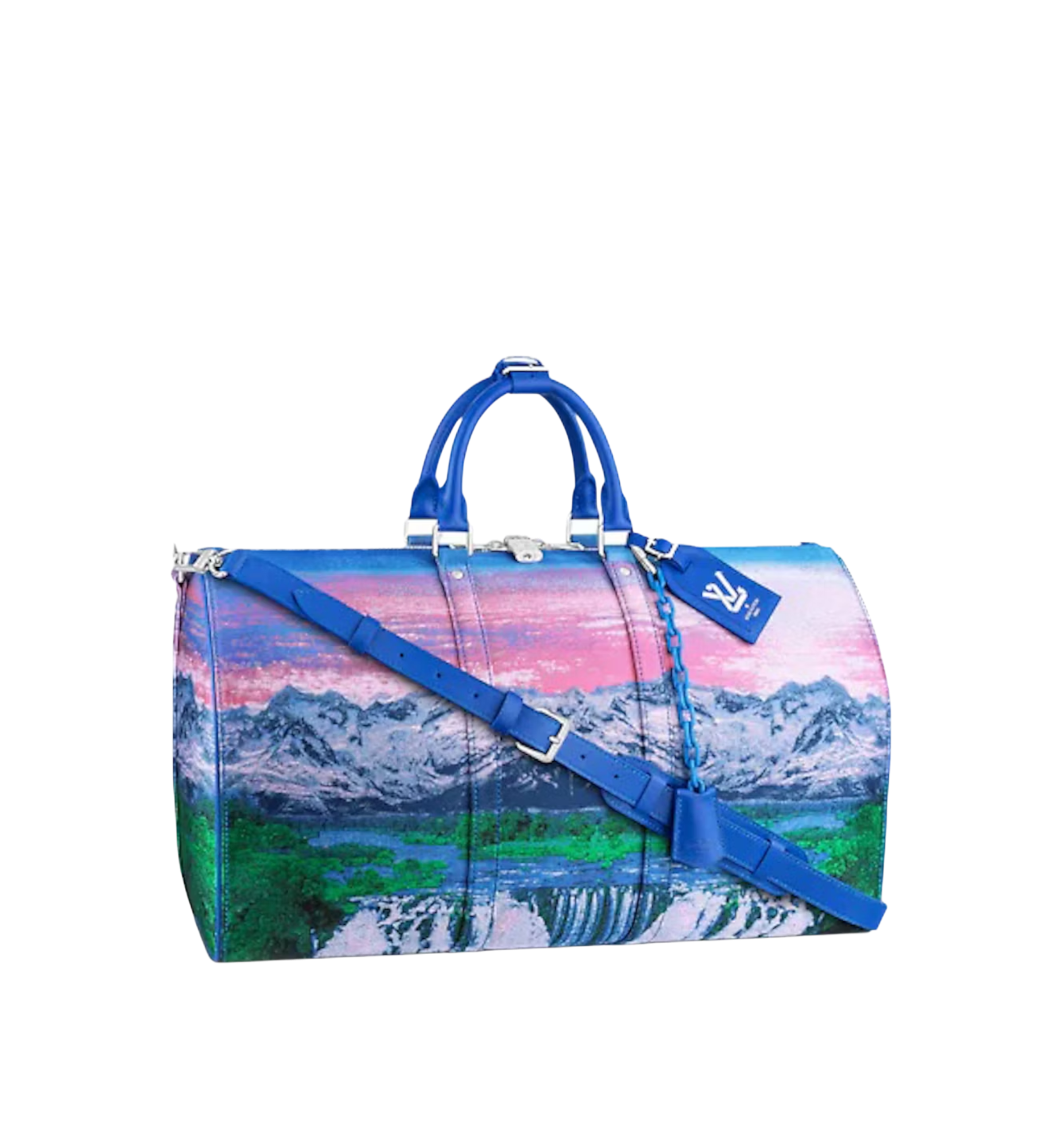 Louis Vuitton Keepall 50B Landscape Travel Bag | Designer Duffle