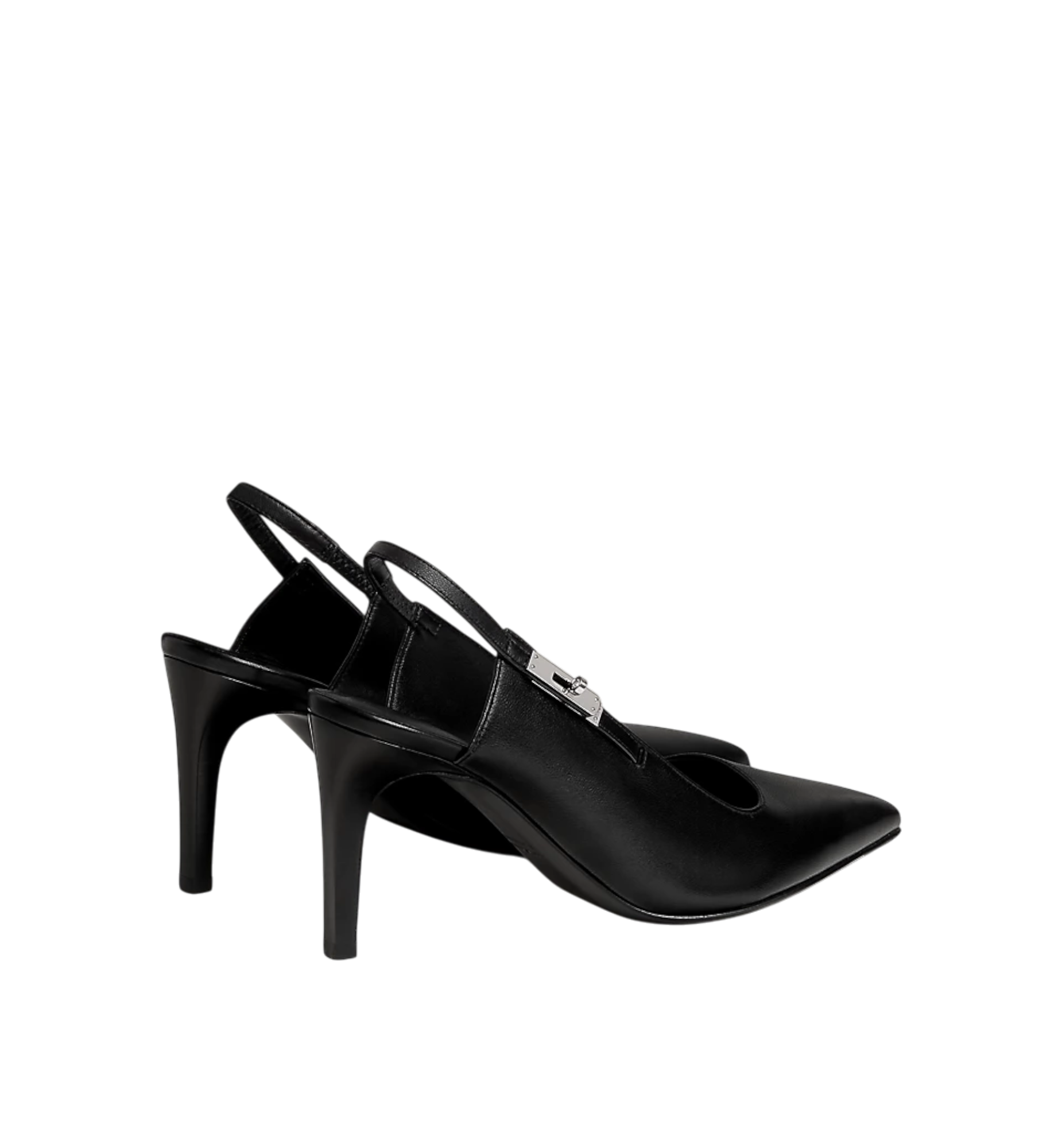 Hermès Lover 80 Pump in Nappa Leather Black