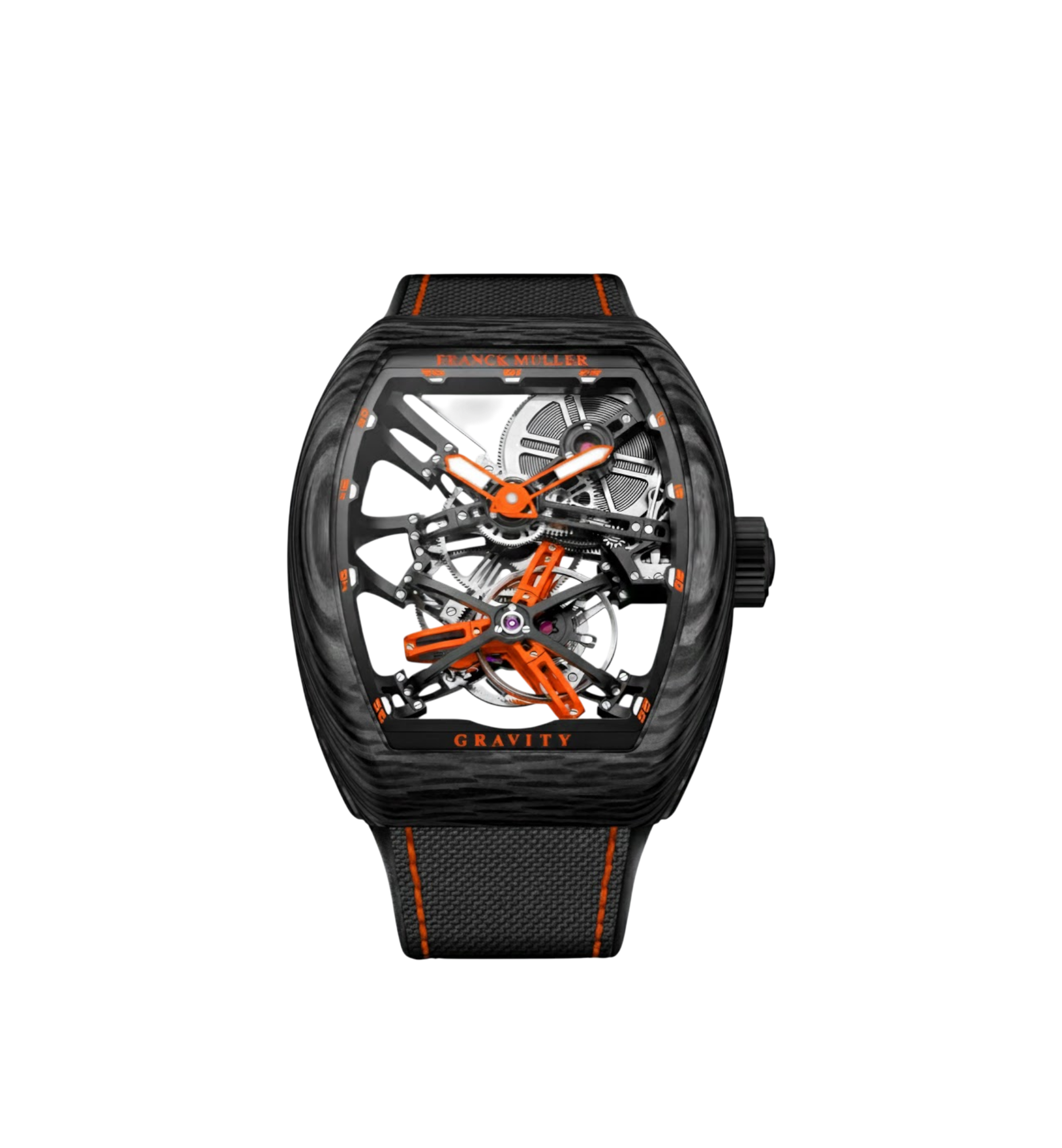 Franck Muller Vanguard Skeleton Chronograph Carbon Ref. V45 T GR CS SQT CAR ORCAR - N010