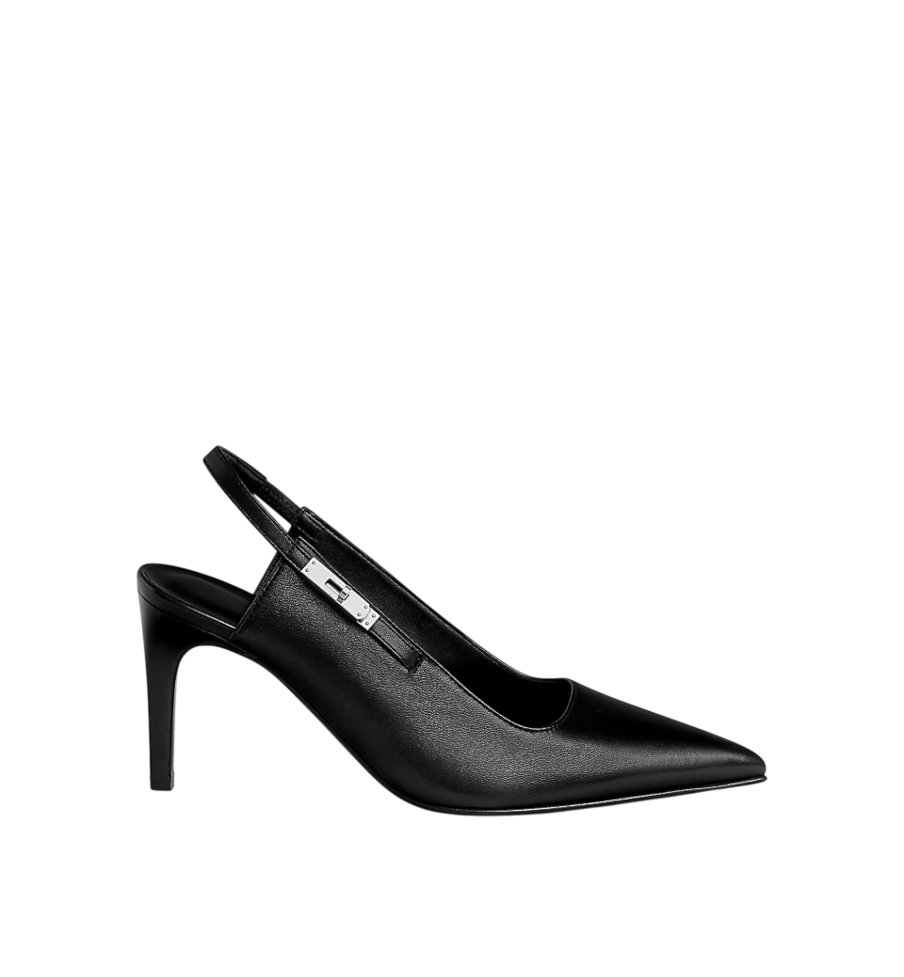 Hermès Lover 80 Pump in Nappa Leather Black