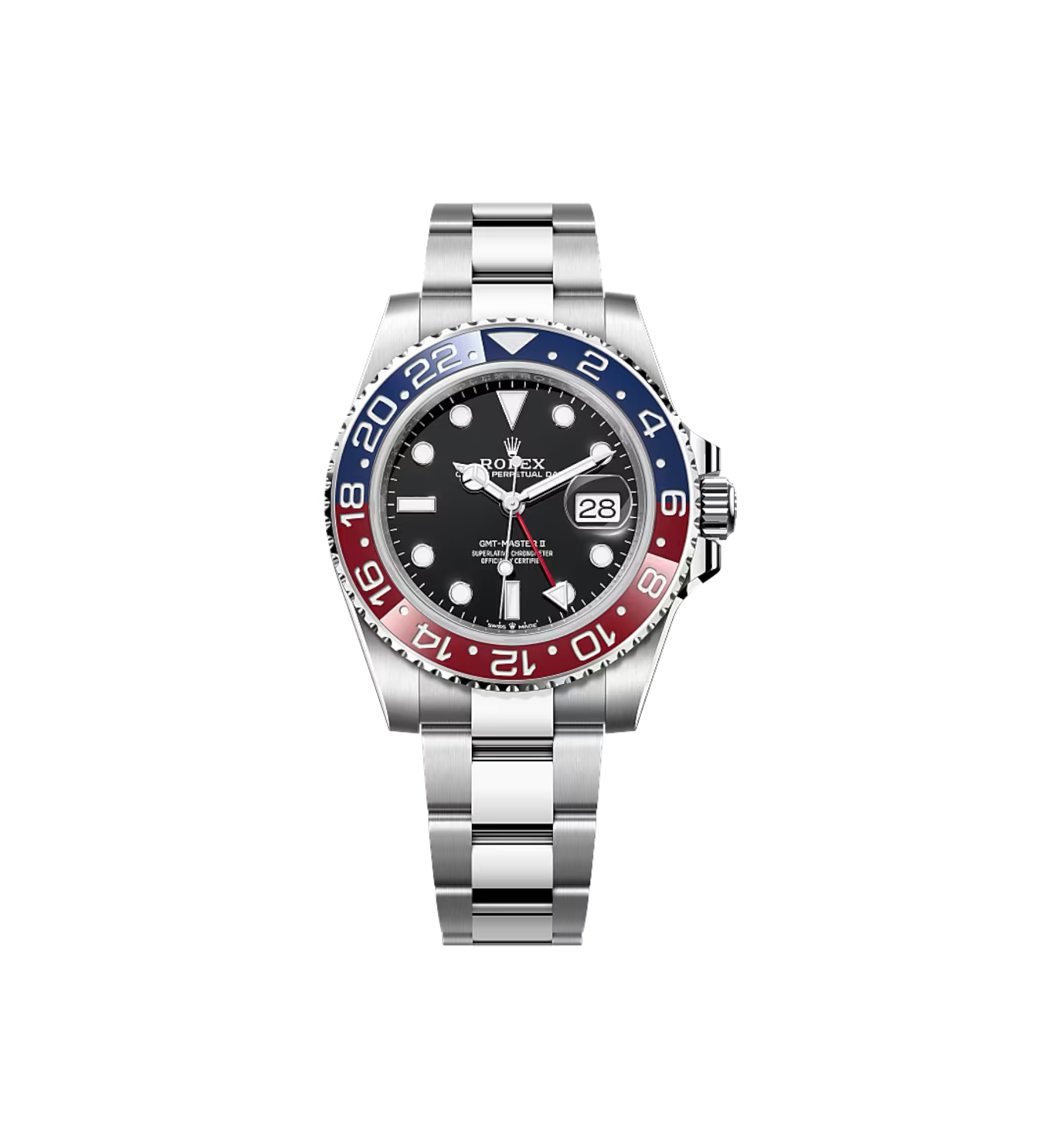 Rolex GMT-Master II 40 "Pepsi" Ref. 126710BLRO Oyster Bracelet | Black