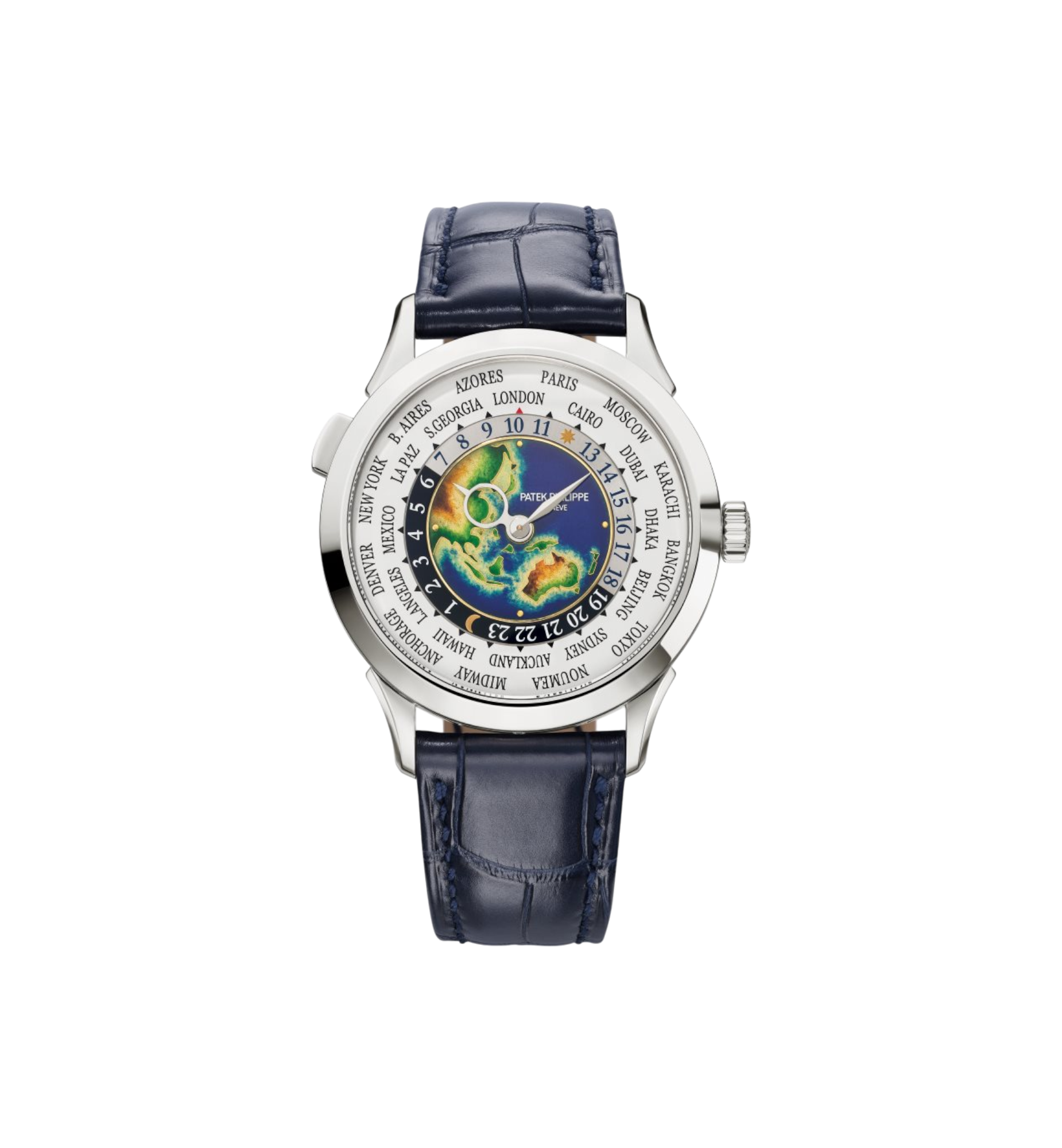 Patek Philippe Nautilus stainless steel luxury watch showing integrated bracelet design and octagonal bezel