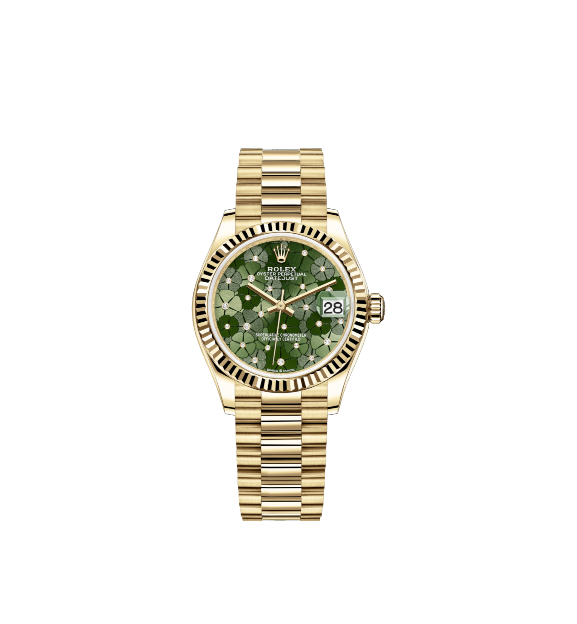 Rolex Datejust size comparison showing 31mm 36mm and 41mm models