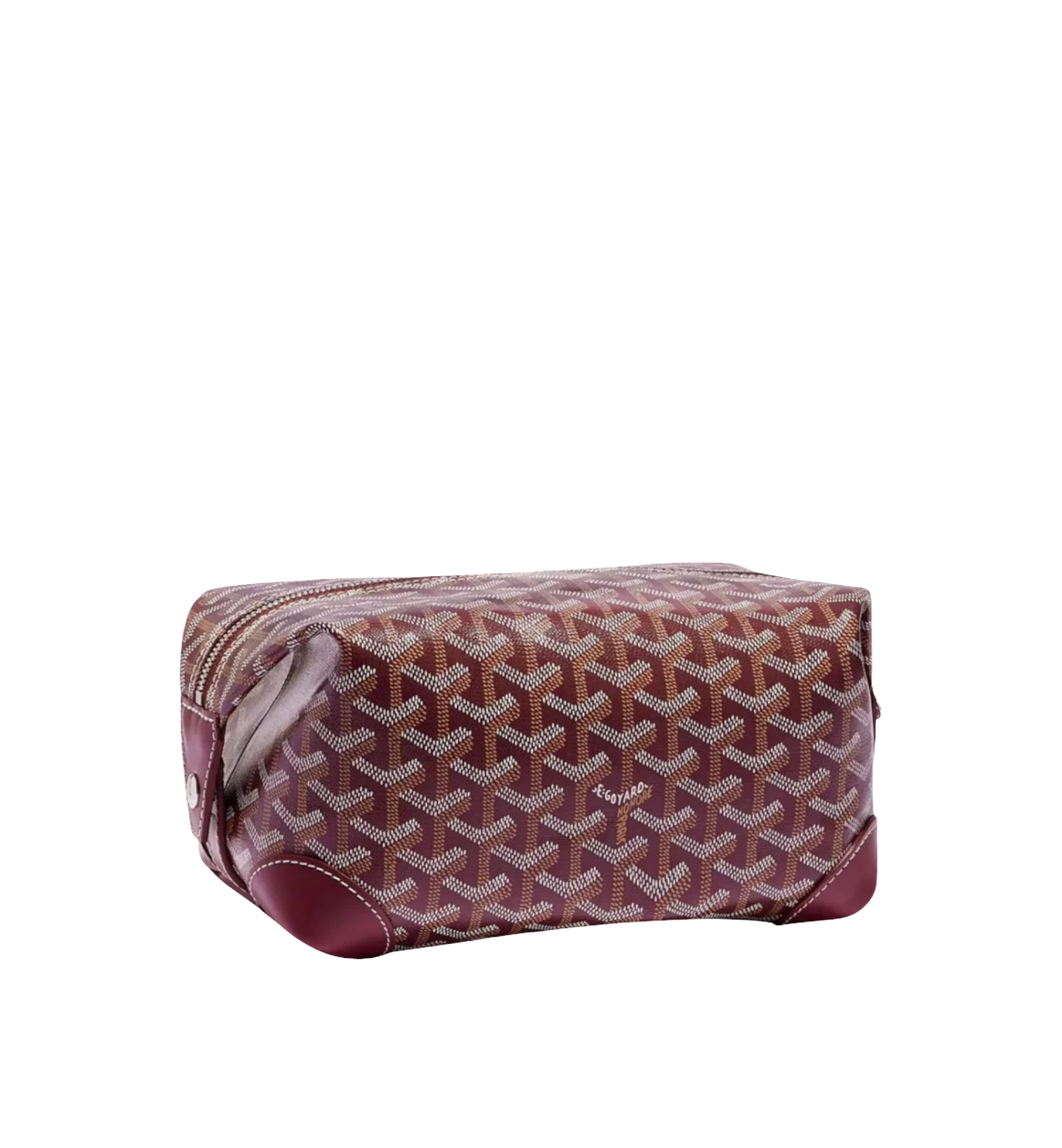 Goyard Bowling 25 Toiletry Bag Burgundy