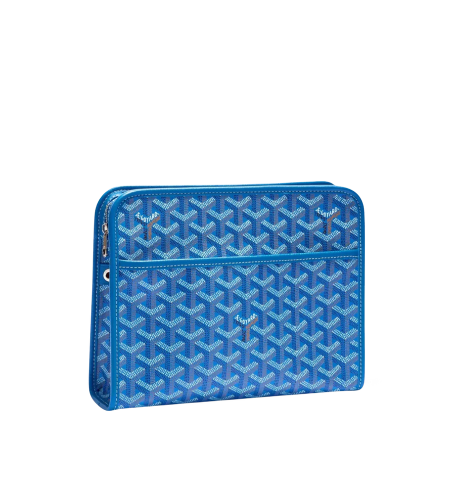 Goyard Jouvence MM Toiletry Bag Sky Blue