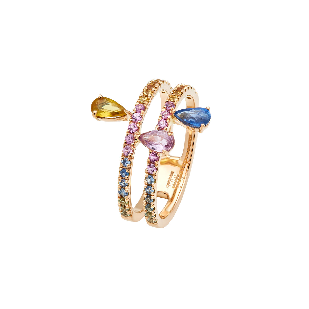 2 Hoop Ring- Tear Drop