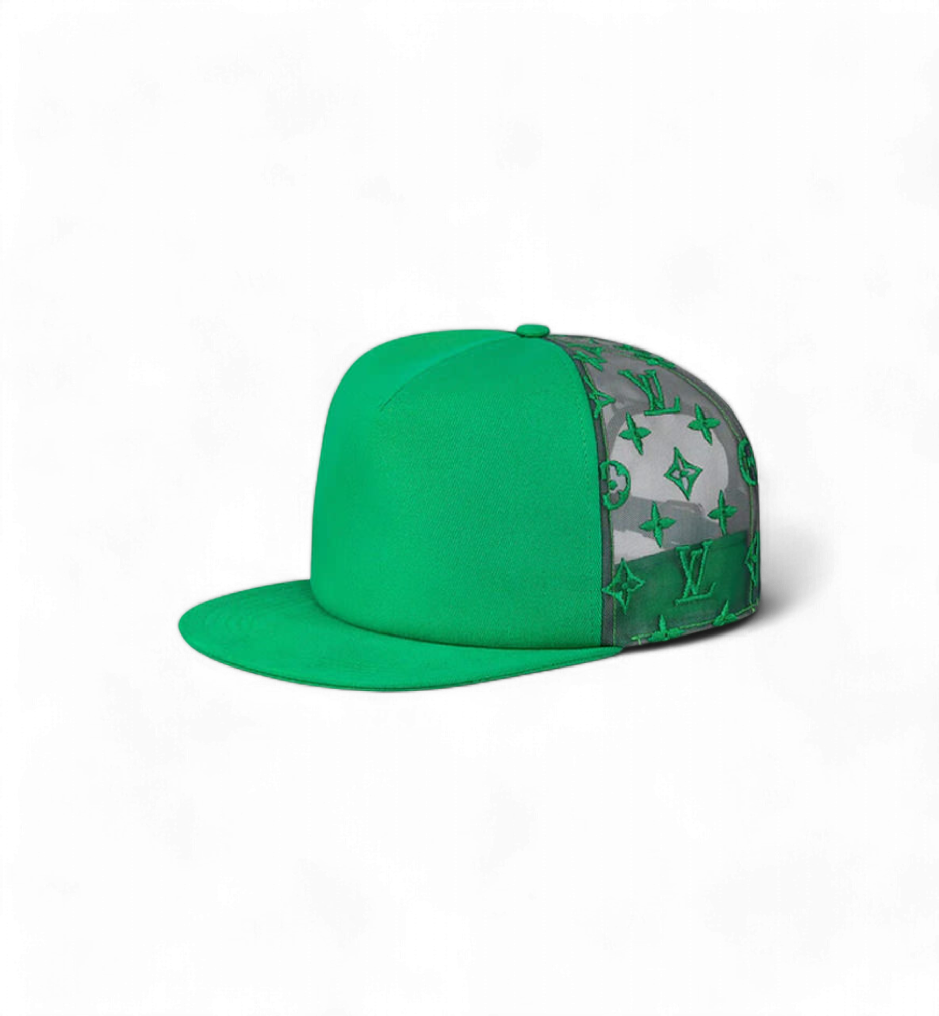 Louis Vuitton Casquette Embroidered Mesh Green