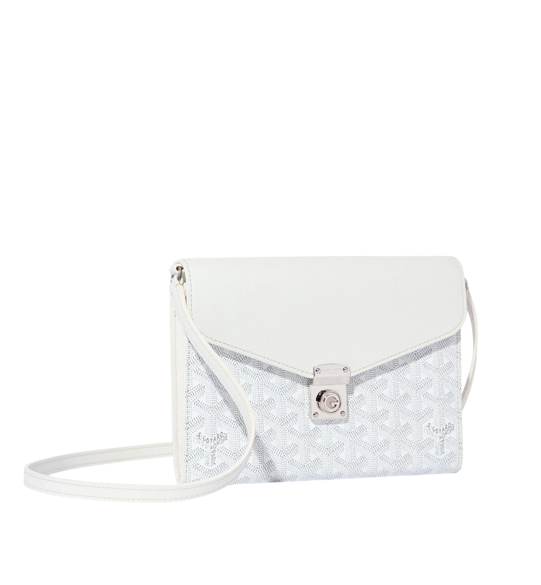 Goyard Chypre Wallet Pouch White