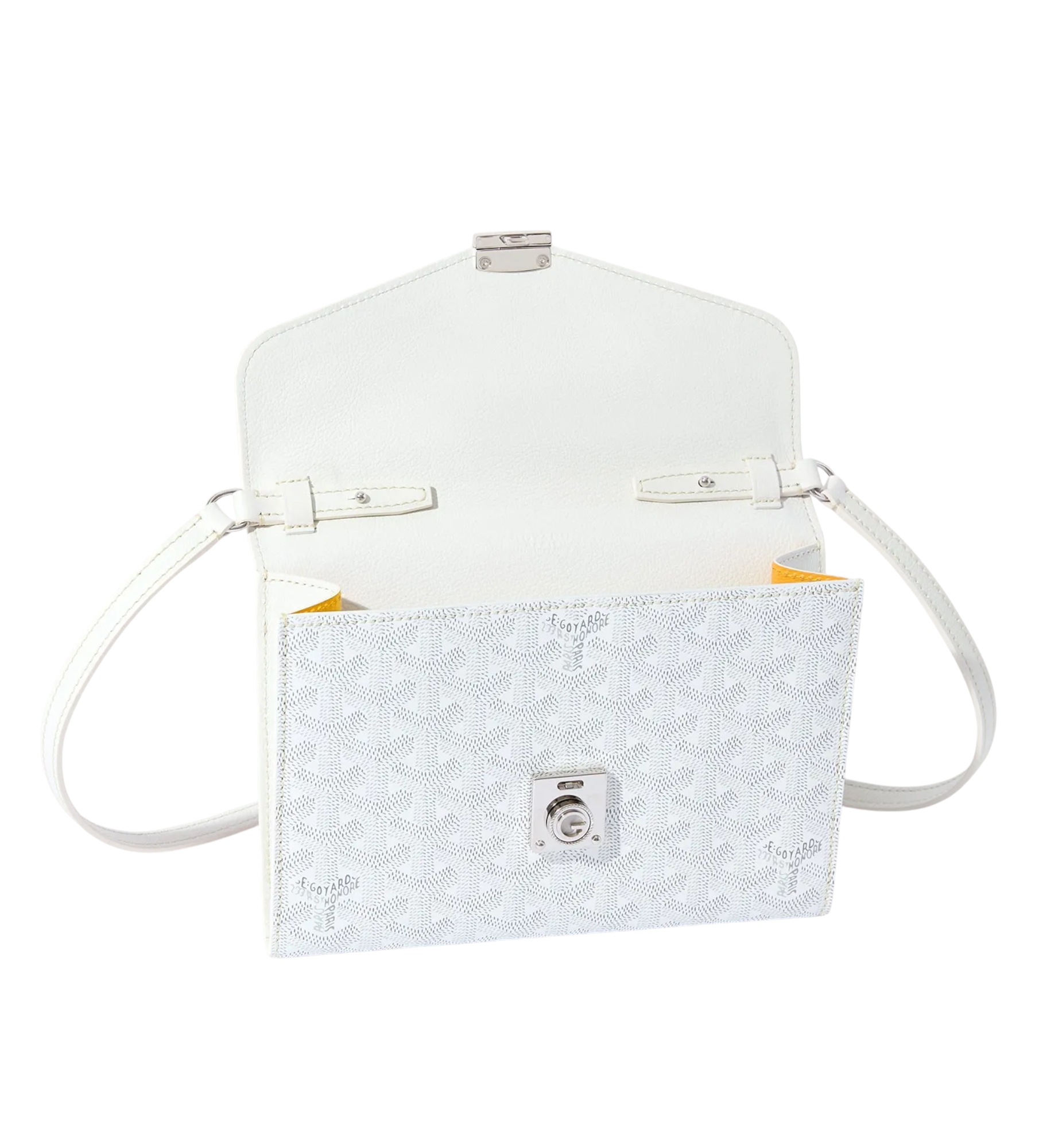 Goyard Chypre Wallet Pouch White