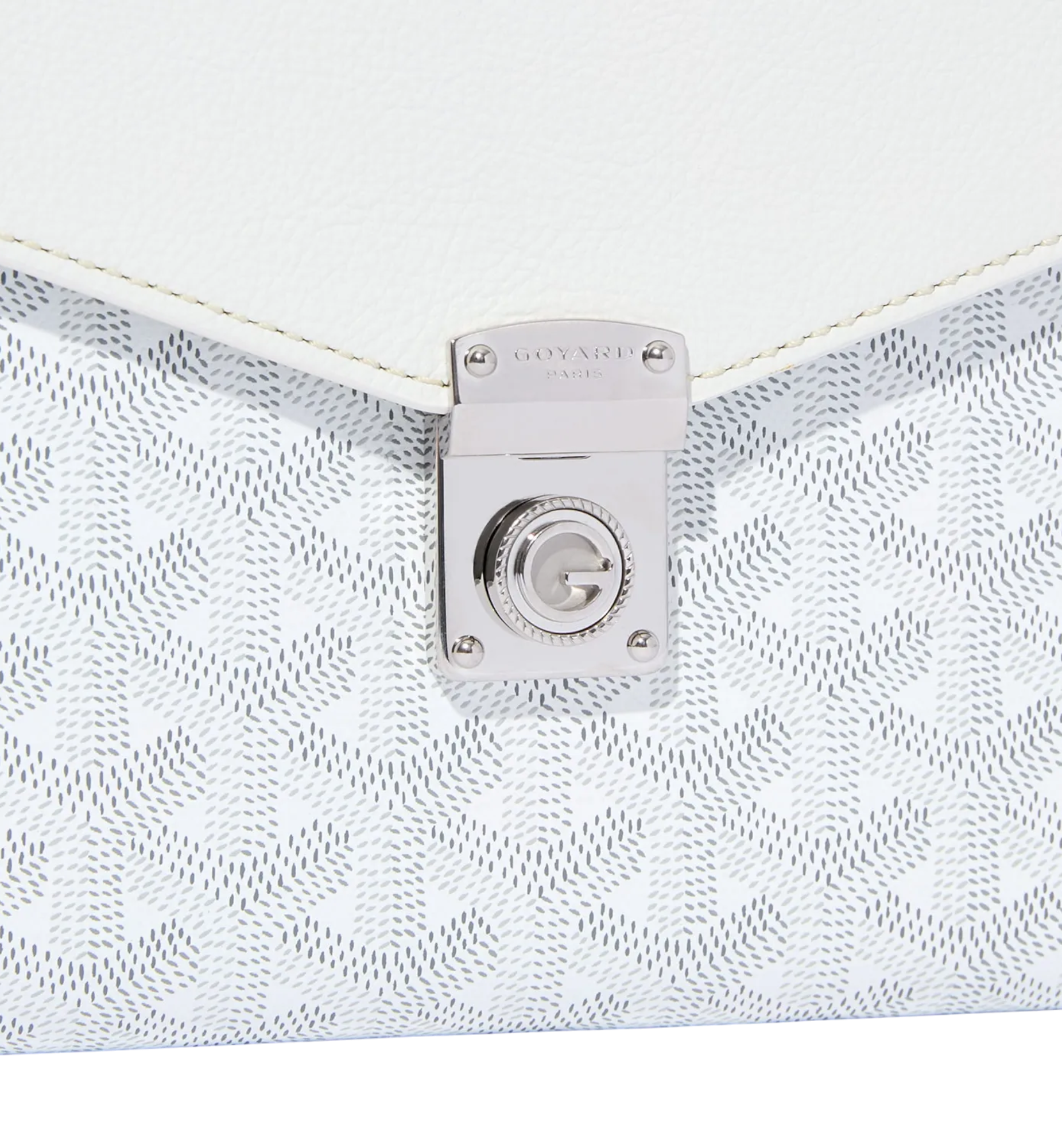 Goyard Chypre Wallet Pouch White