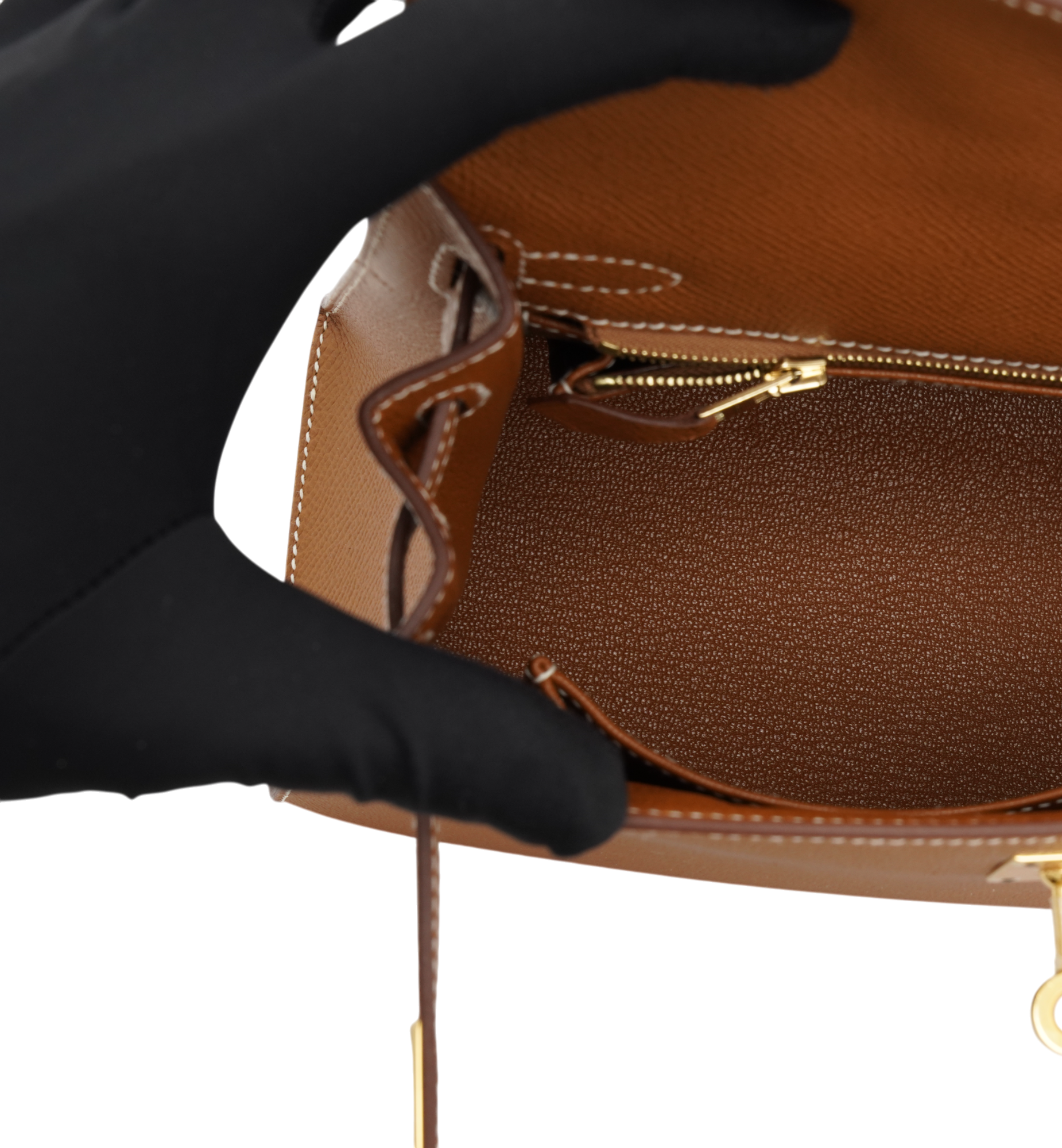 Hermès Kelly 25 Gold (37) Epsom GHW