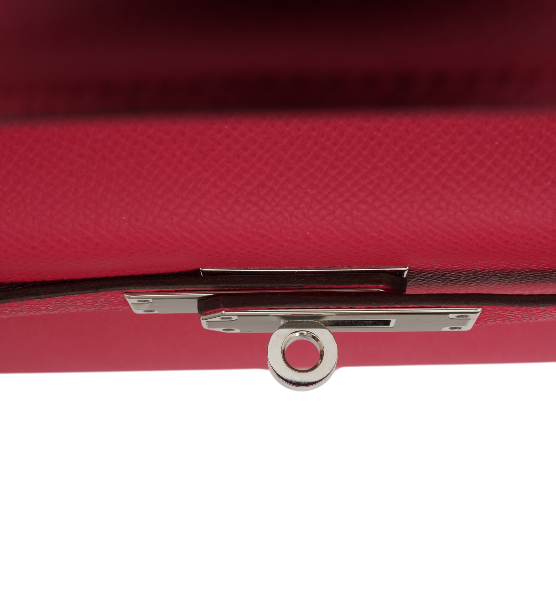 Hermès Kelly 28 Sellier Rose Extreme (I6) Epsom PHW