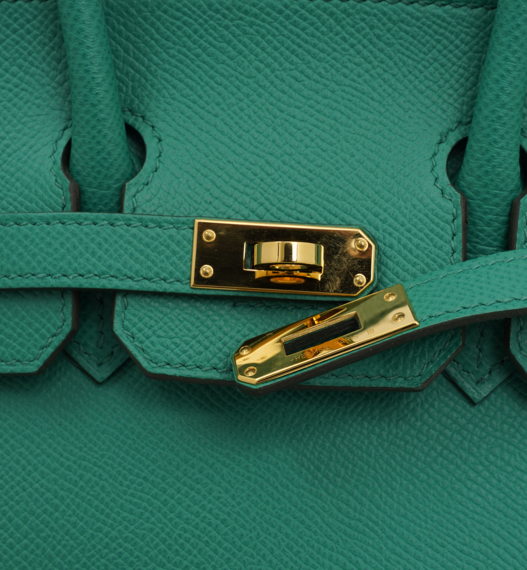 Hermès Birkin 25 Vert Jade (O6) Epsom Leather GHW