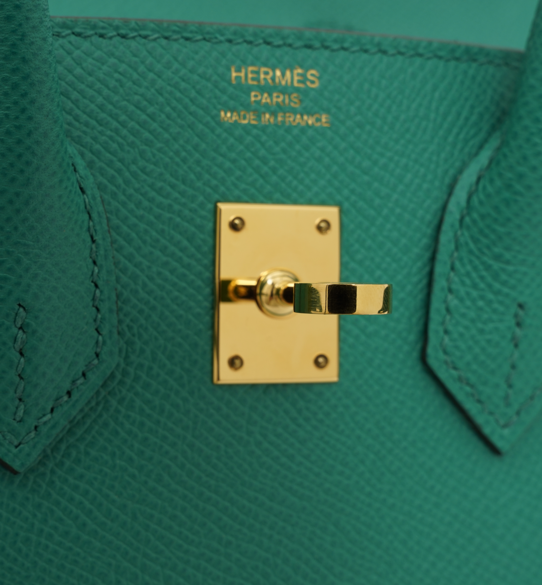 Hermès Birkin 25 Vert Jade (O6) Epsom Leather GHW