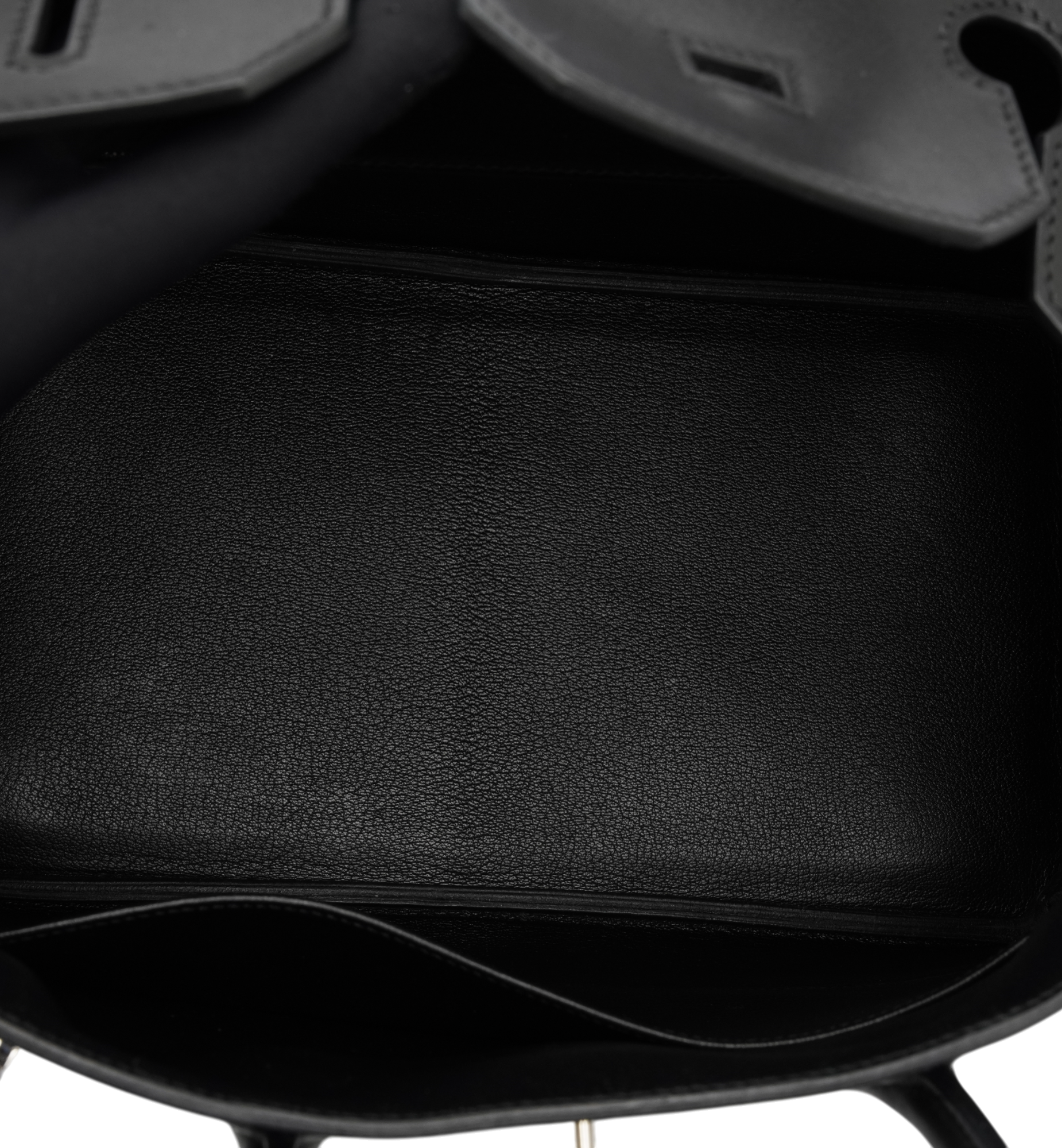 HERMÈS Special Edition Birkin Troika 35 Handbag in Black Evercalf Leather and Veau Troika leather with PHW