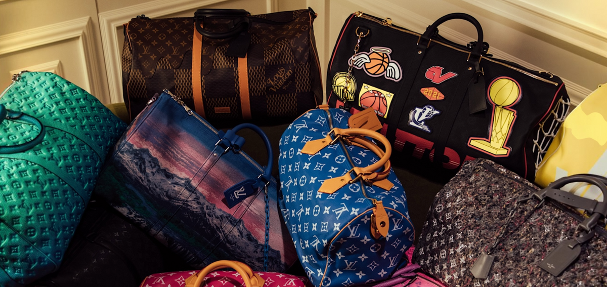The Louis Vuitton Keepall, the ultimate travel icon.