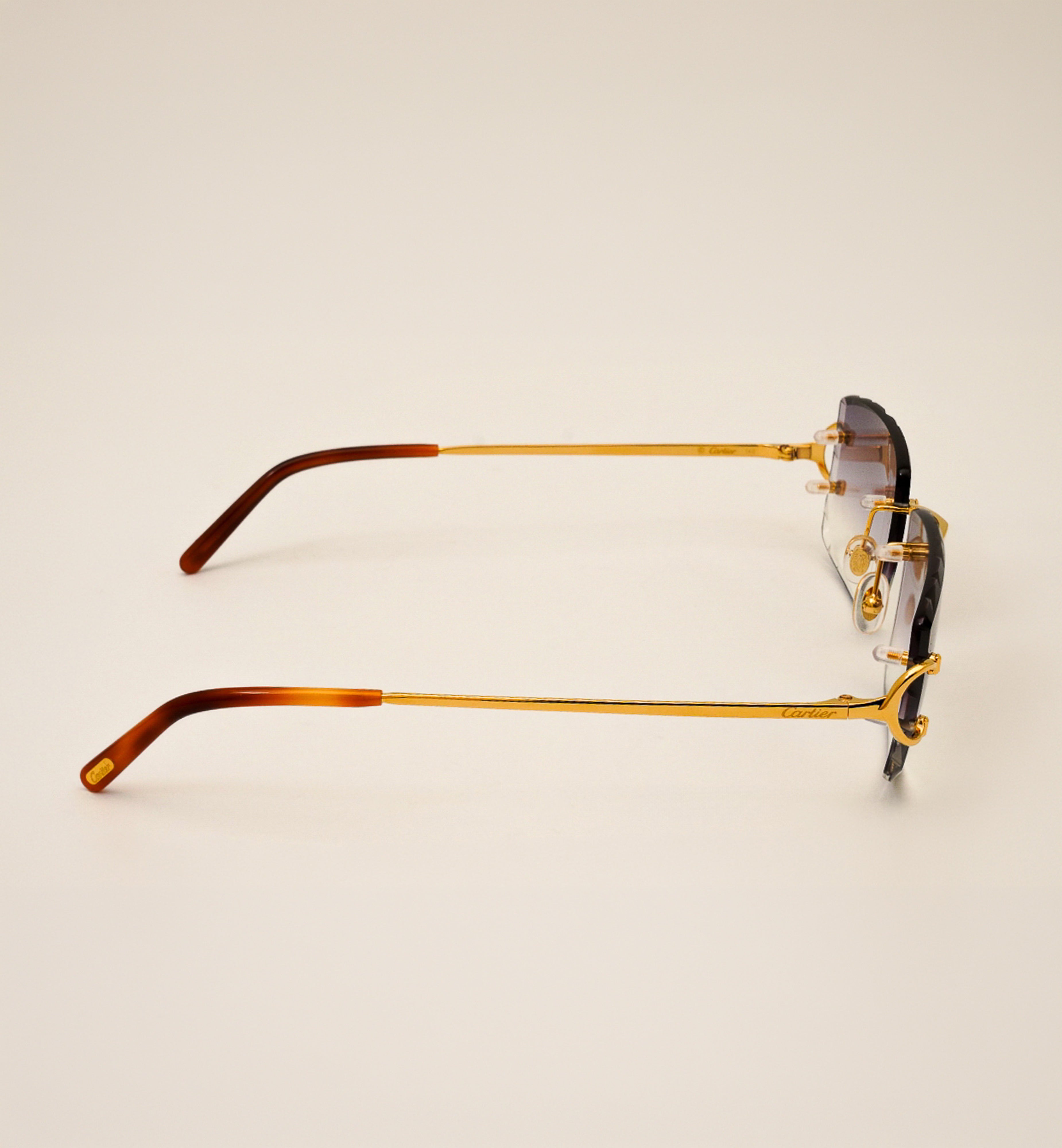 Cartier Sunglasses CT0092O-001 Big C Gold