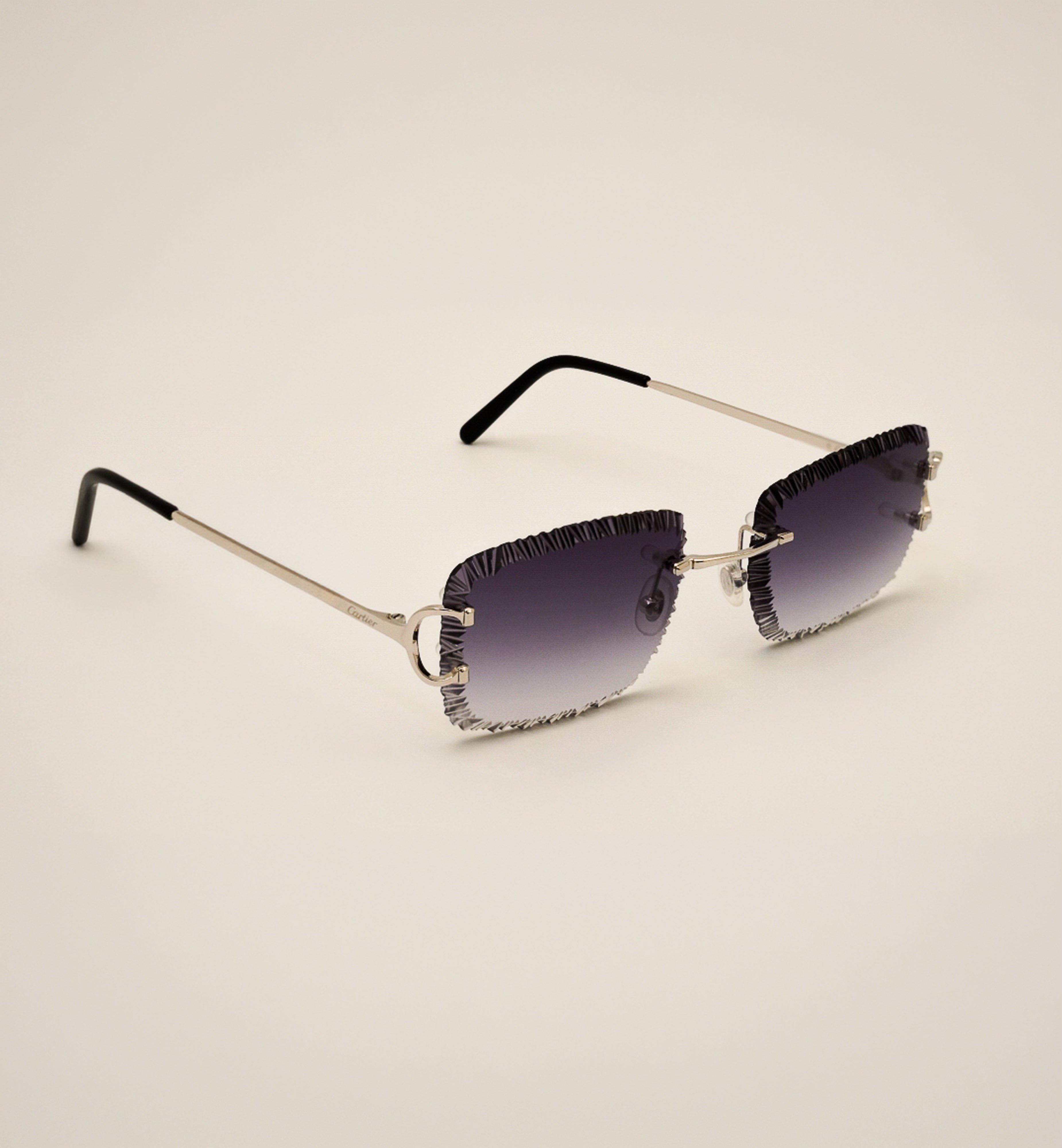 Cartier Sunglasses CT0092O-002 Big C Frosted