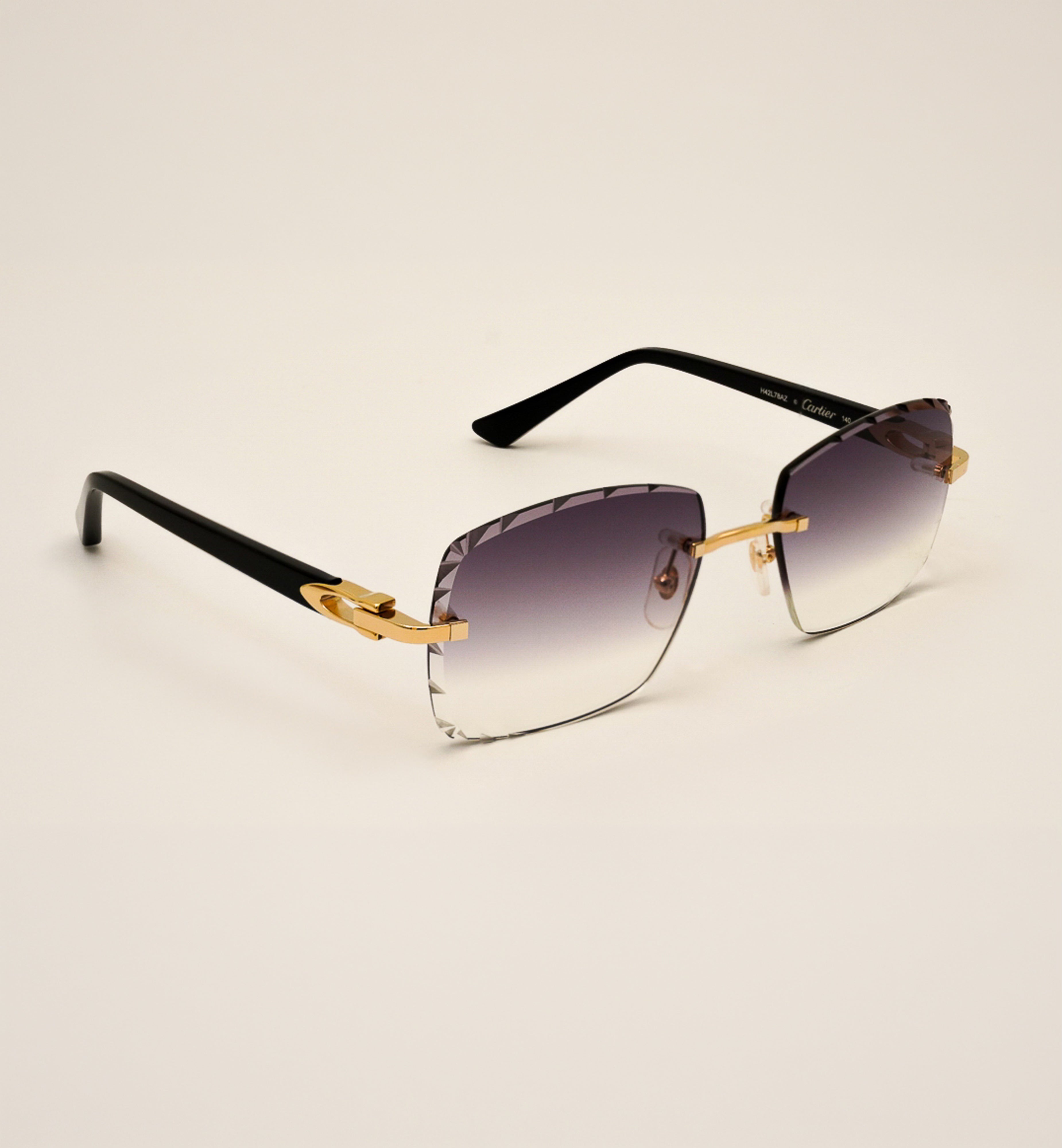 Cartier Sunglasses CT0607OJ-001 Black Acetates Grey Lens