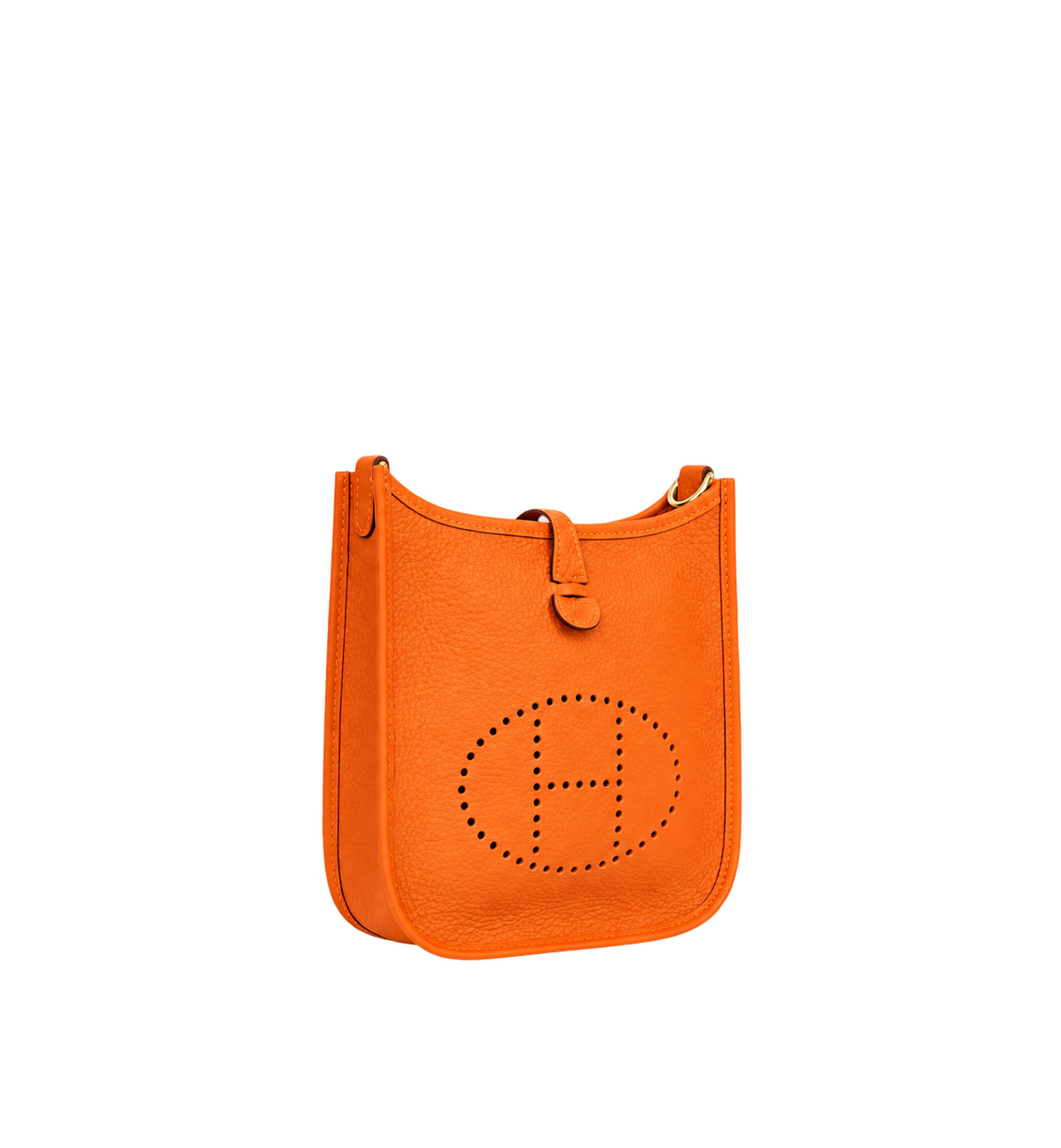 Hermès Evelyne Mini Clémence Orange PHW
