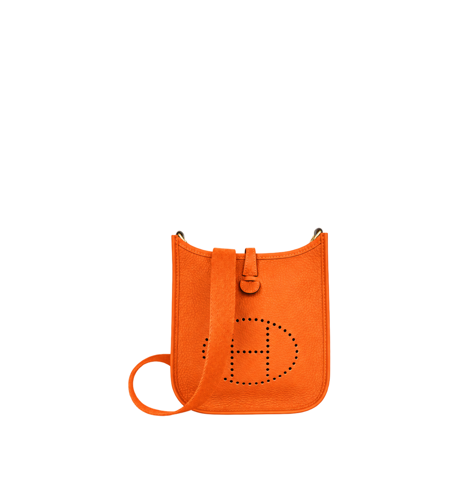 Hermès Evelyne Mini Clémence Orange PHW