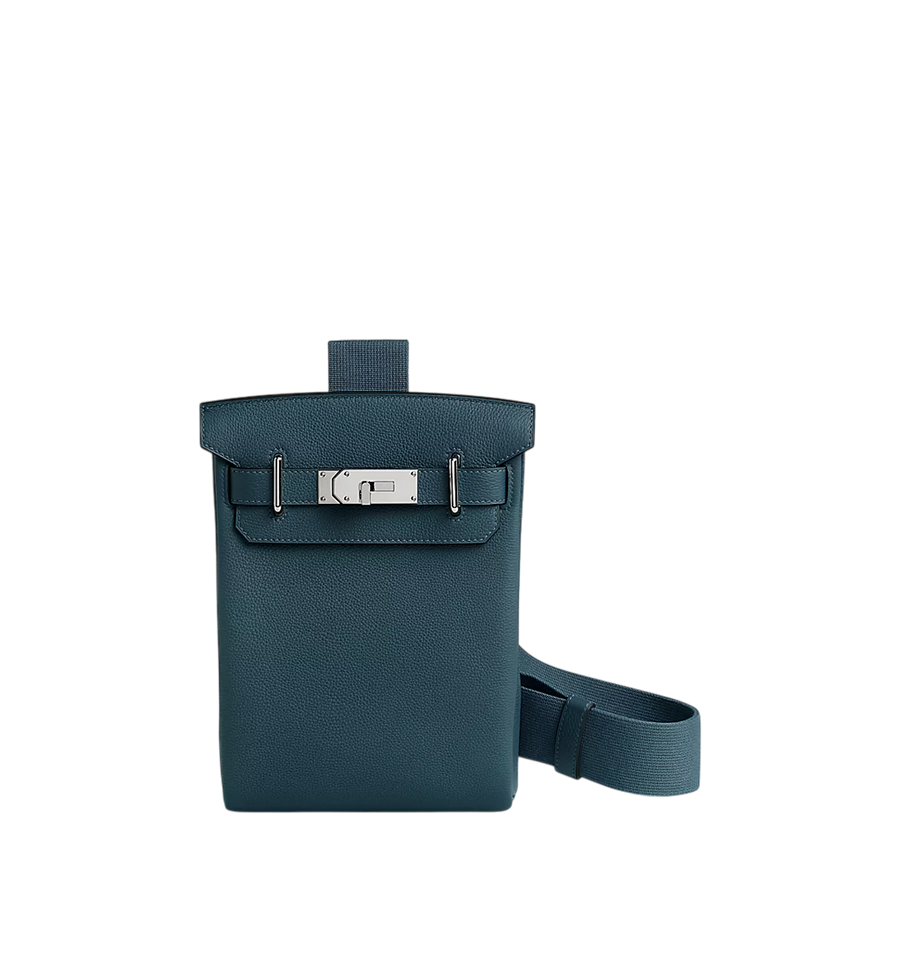 Hermès Hac A Dos PM Togo Bleu Tempête