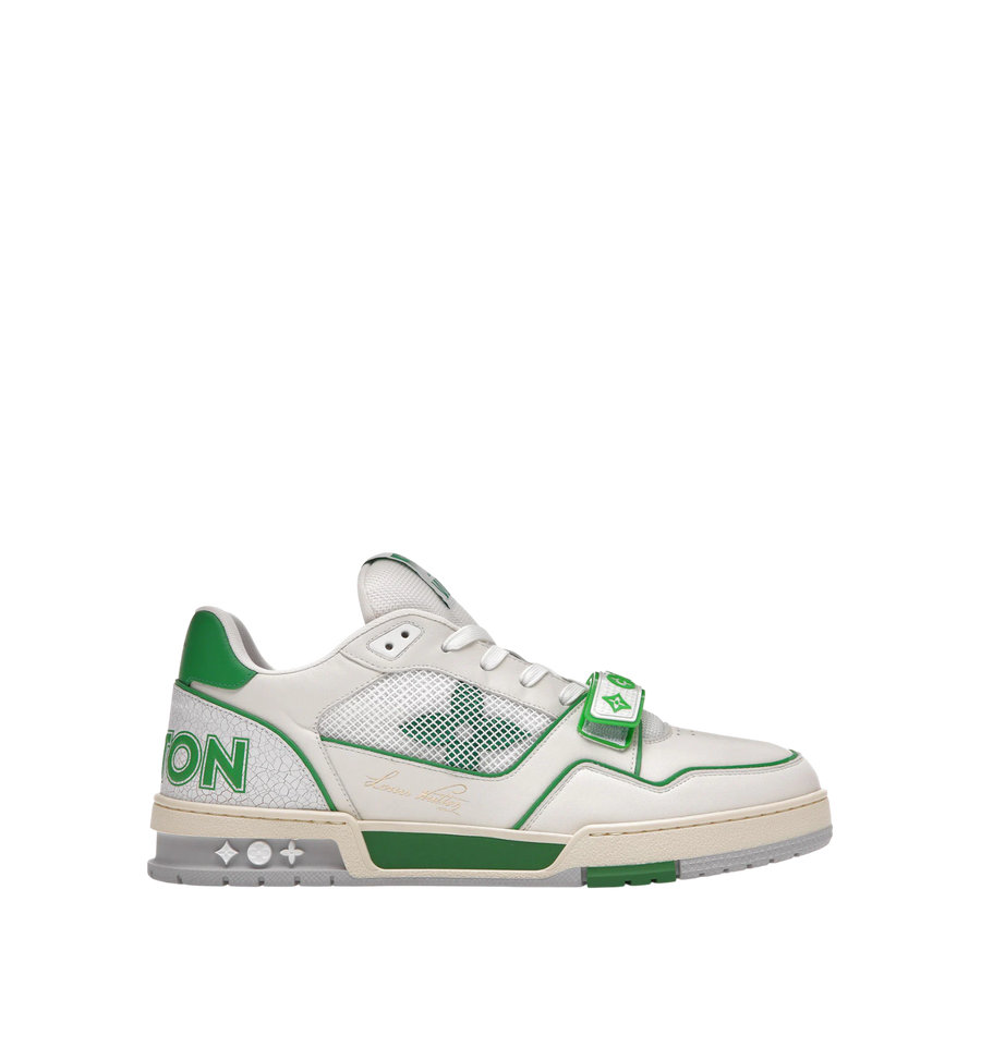 Louis Vuitton Sneaker White and Green Men
