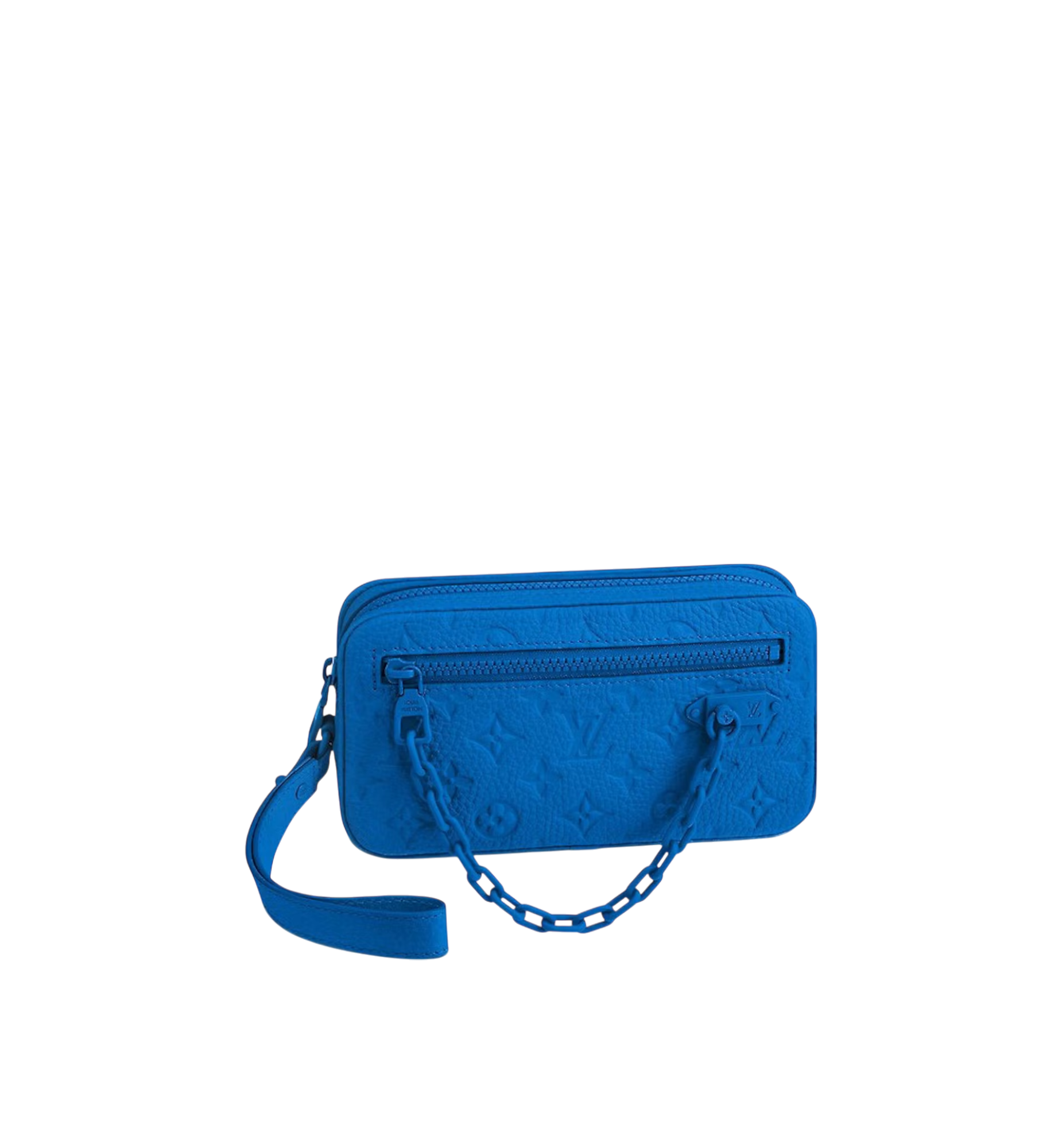 Louis Vuitton Pochette Volga Taurillong MNG Blue