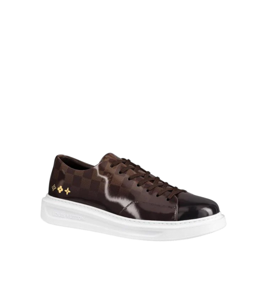 Louis Vuitton Beverly Hills Men Shoes Black and Damier Men