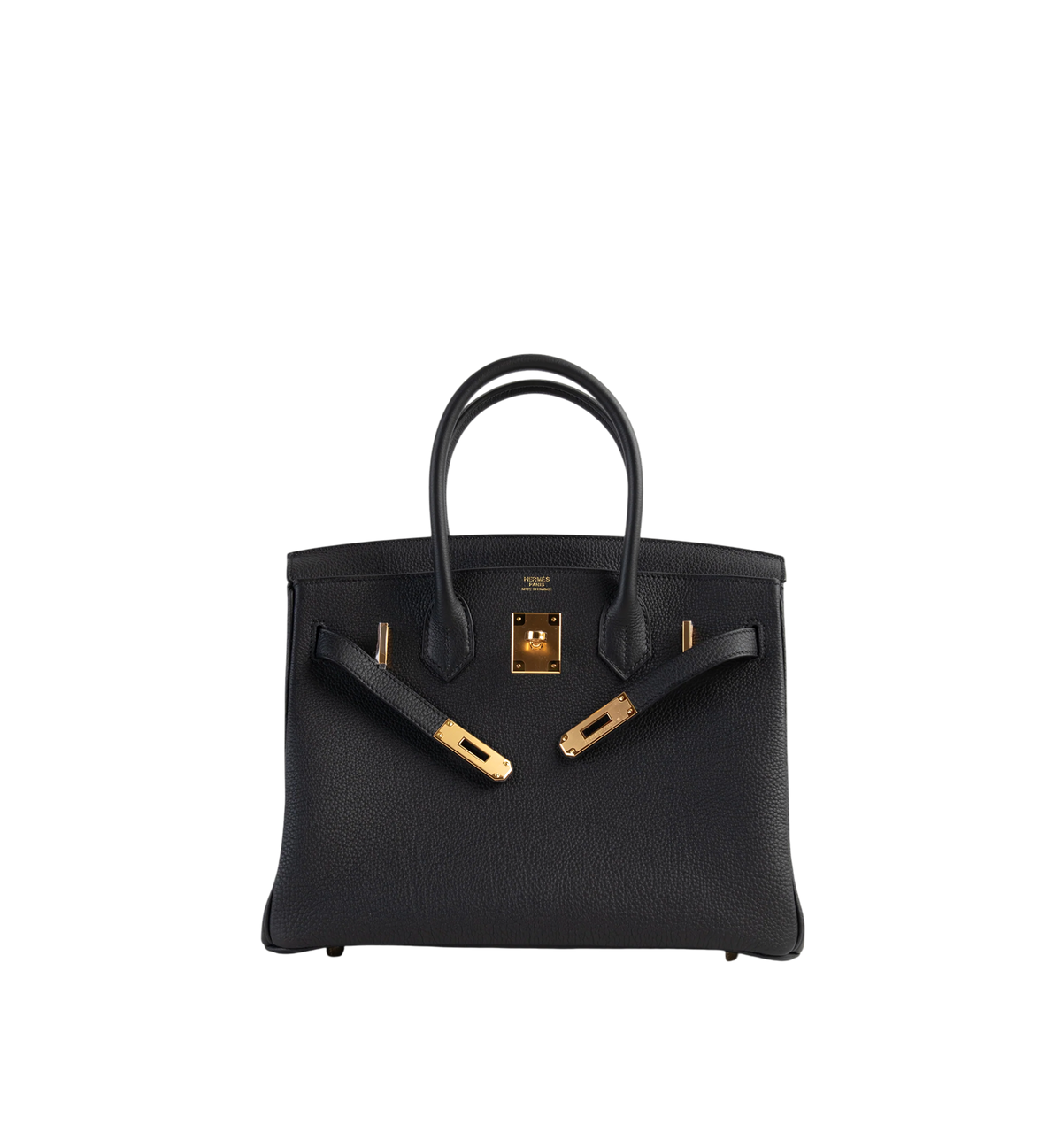 Hermès Birkin 30 Noir (89) Epsom Gold hardware