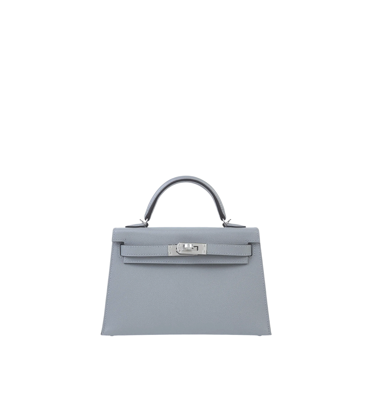 Hermès Mini Kelly II Gris Pantin Madame Palladium hardware