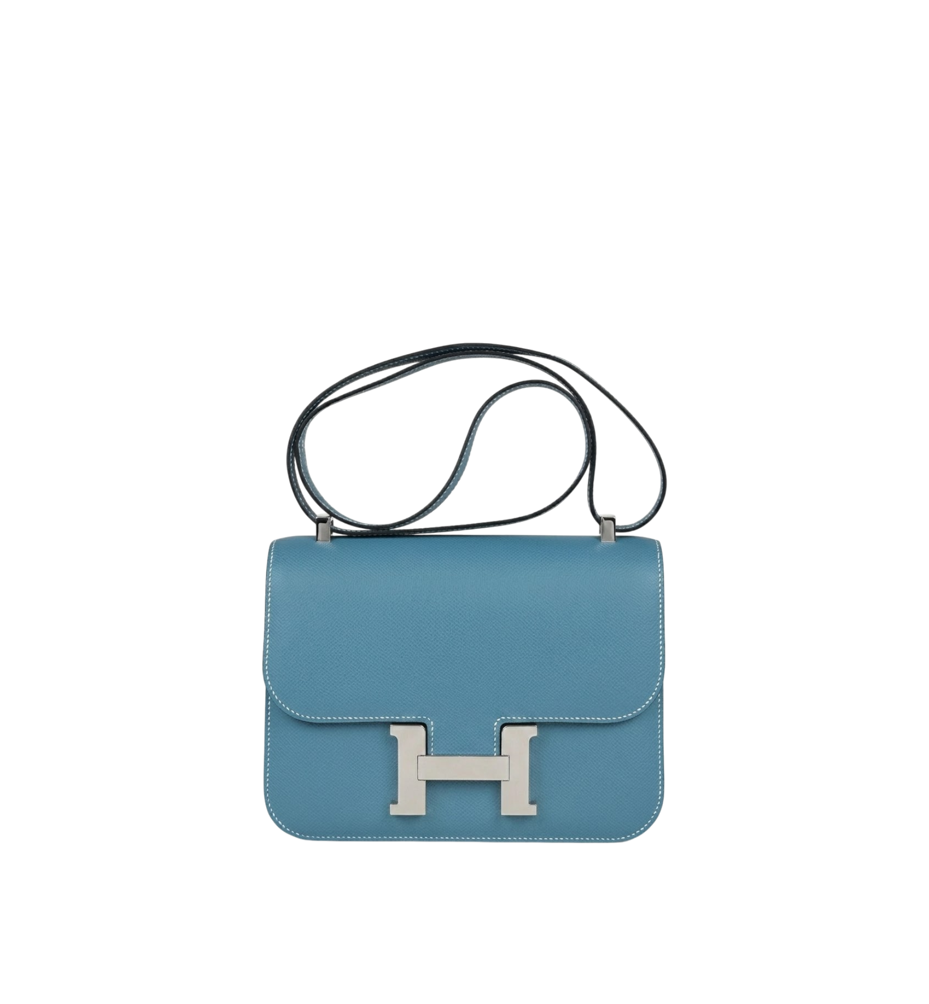 Hermès Constance Mini Blue Jean (D2) Epsom PHW
