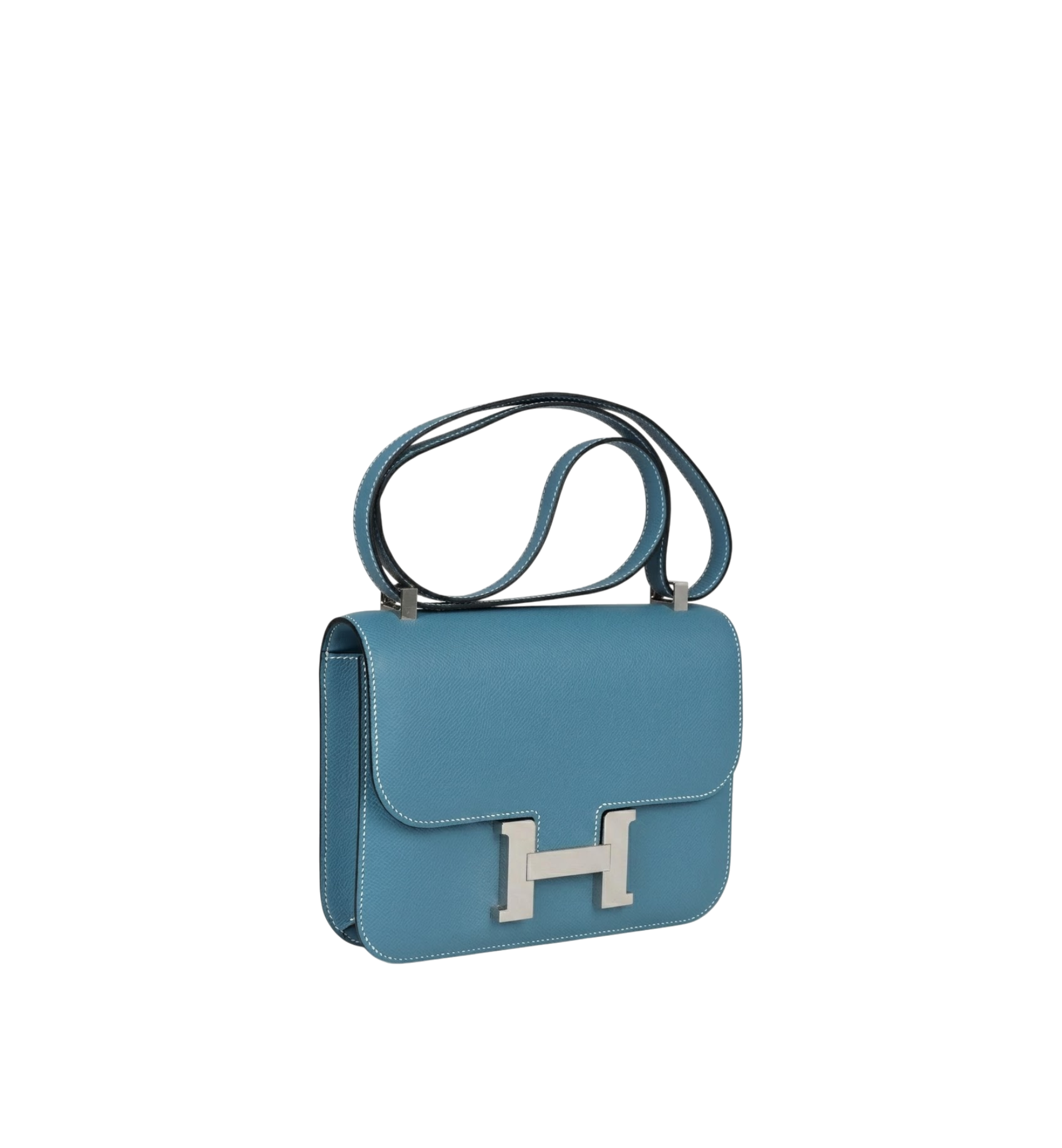 Hermès Constance Mini Blue Jean (D2) Epsom PHW