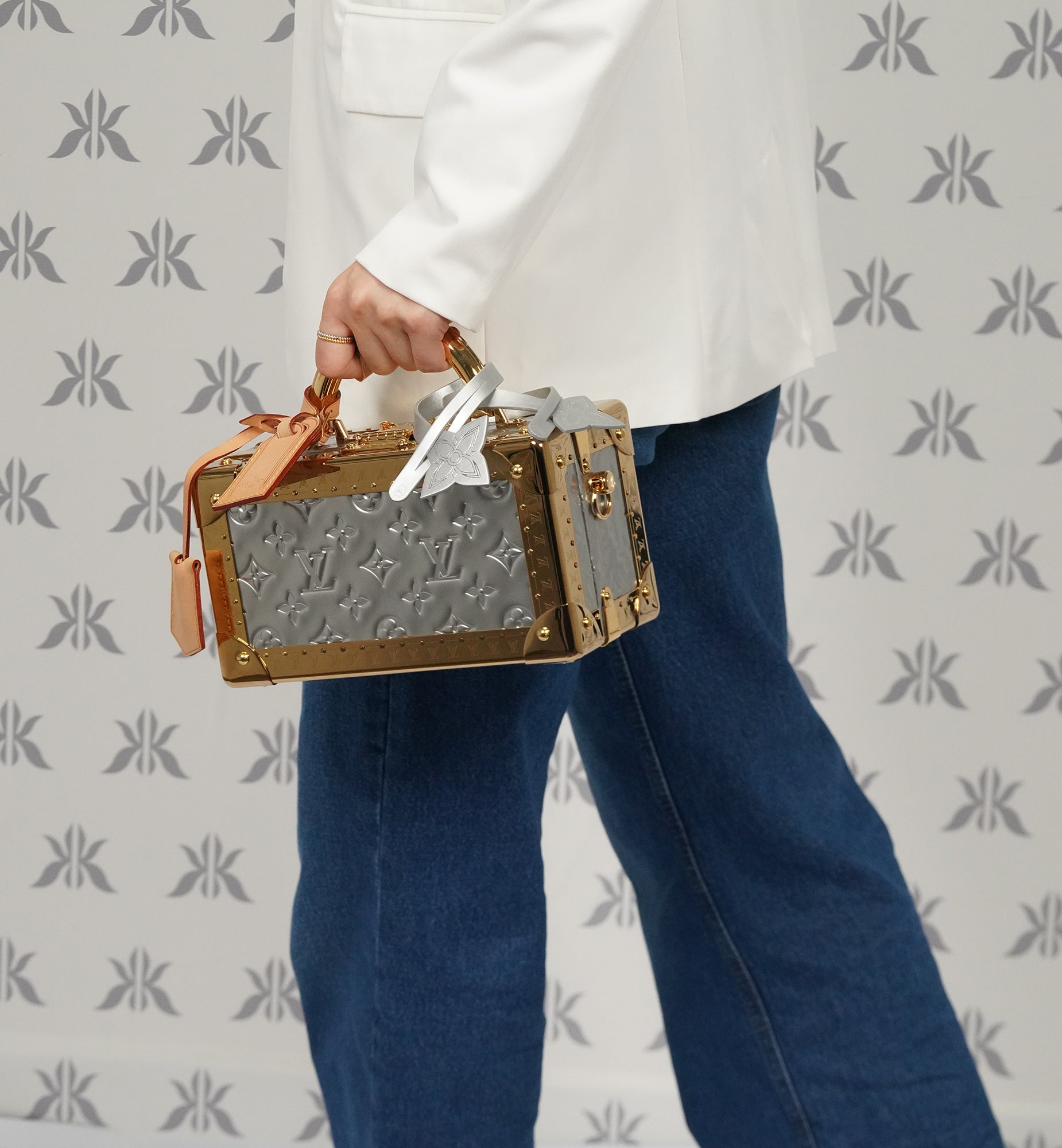 Louis Vuitton Valisette Trésor Mini Trunk Bag | Monogram & Gold