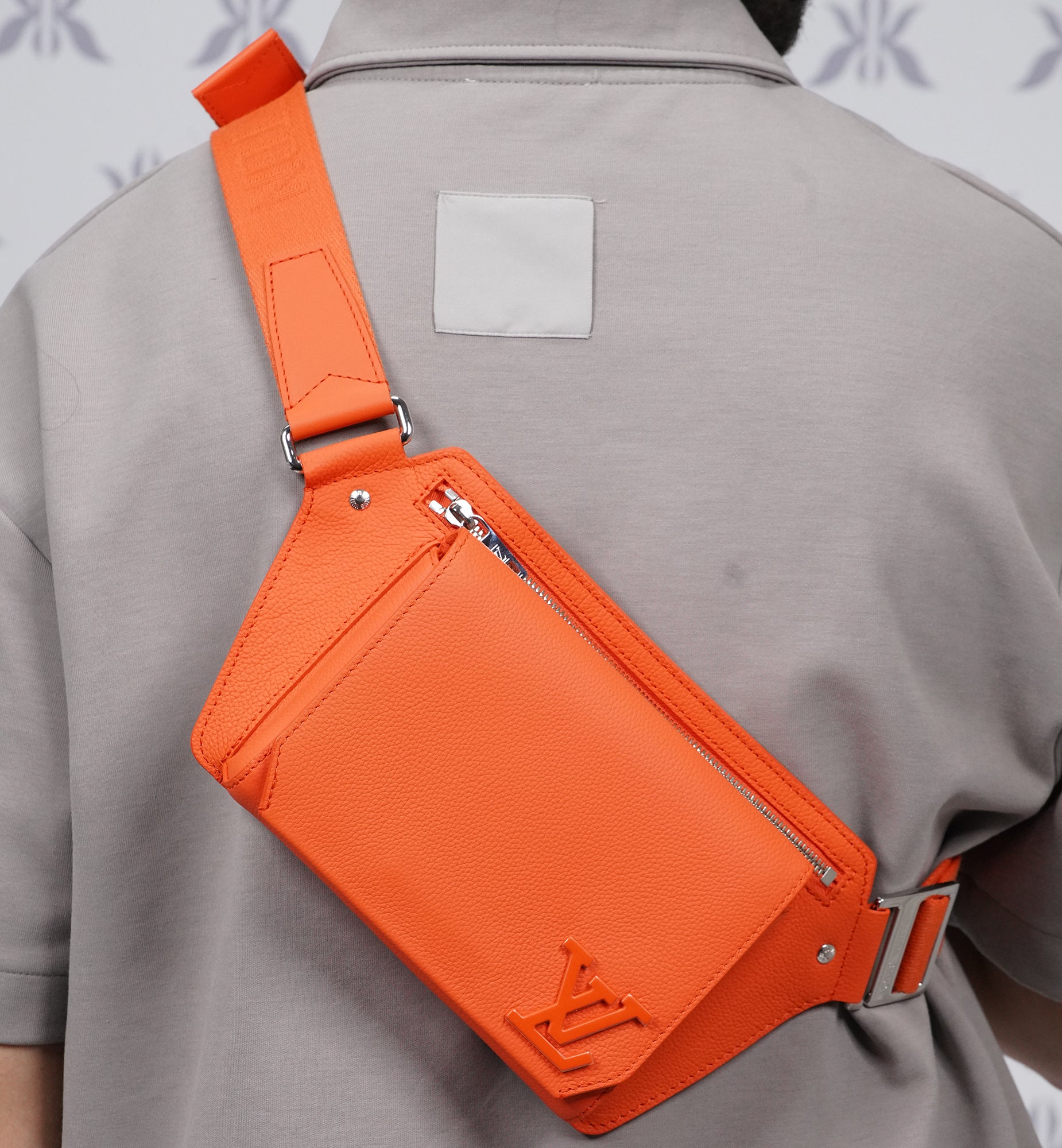 Louis Vuitton Takeoff Sling Leather Orange