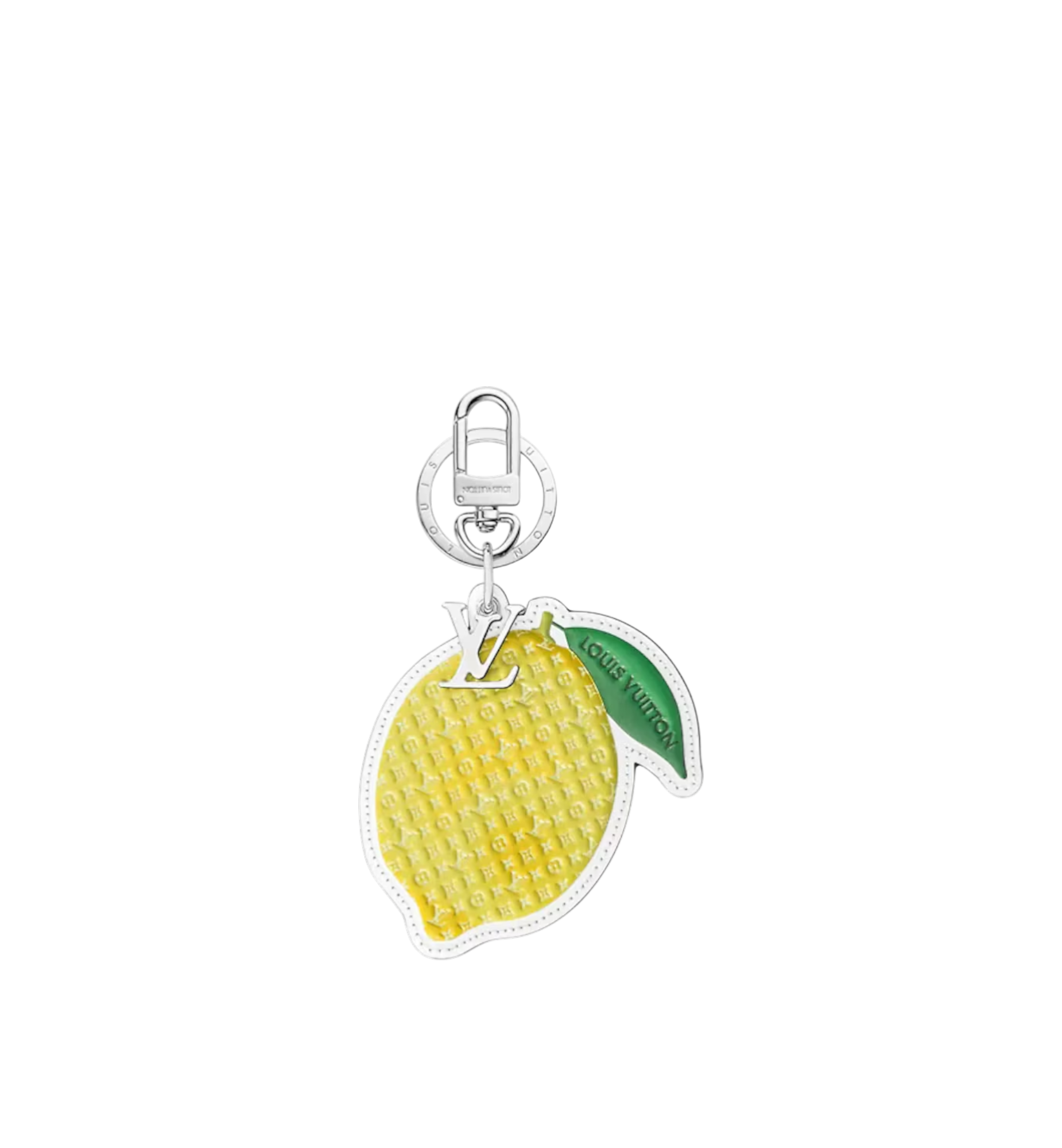 LOUIS VUITTON KEYCHAIN CHARM LEMON YELLOW