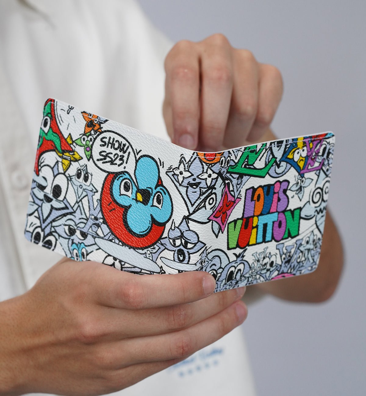 Louis Vuitton Monogram Comics Multiple Wallet Multicolor
