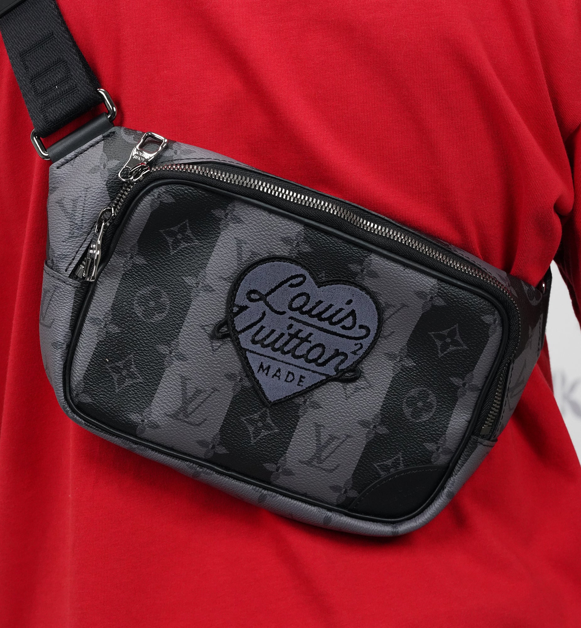 Louis Vuitton x Nigo Modular Sling Bag Monogram Stripes Eclipse