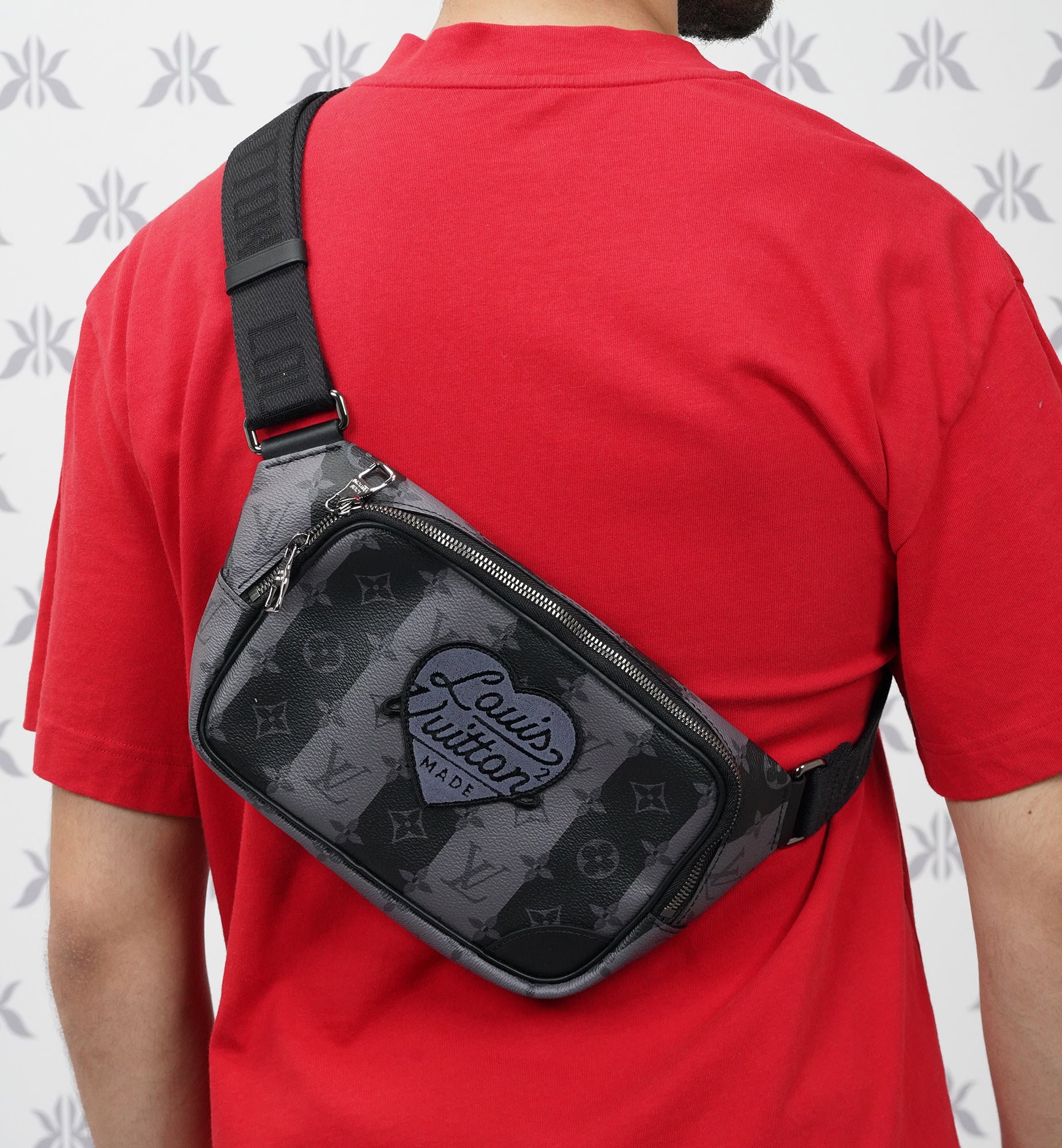 Louis Vuitton x Nigo Modular Sling Bag Monogram Stripes Eclipse