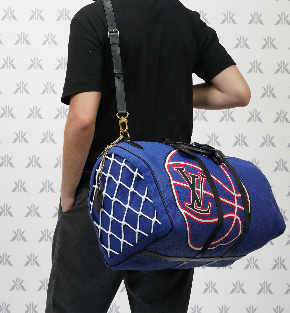 Louis Vuitton x NBA Keepall 55 Taurillon Blue
