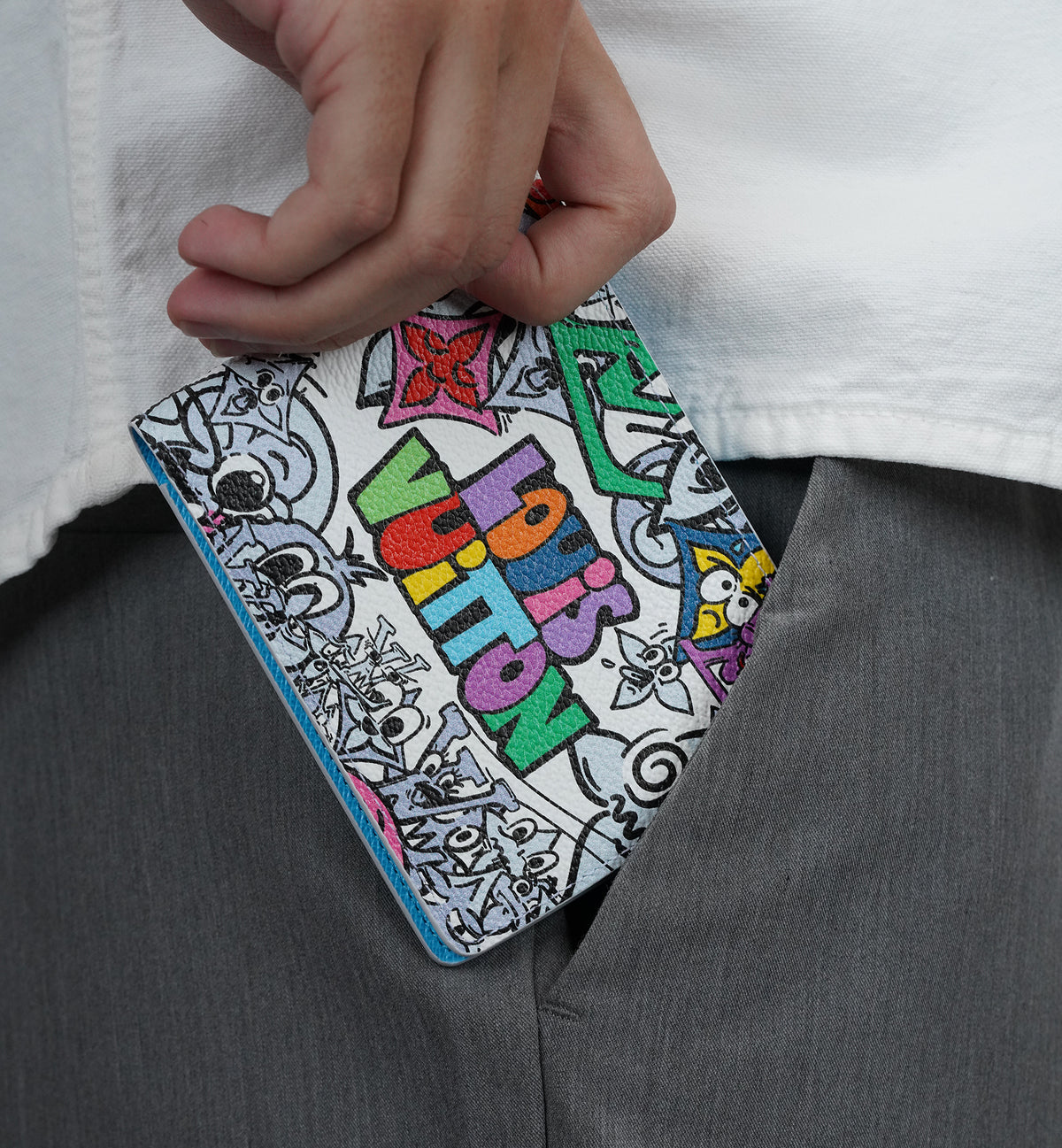 Louis Vuitton Monogram Comics Multiple Wallet Multicolor