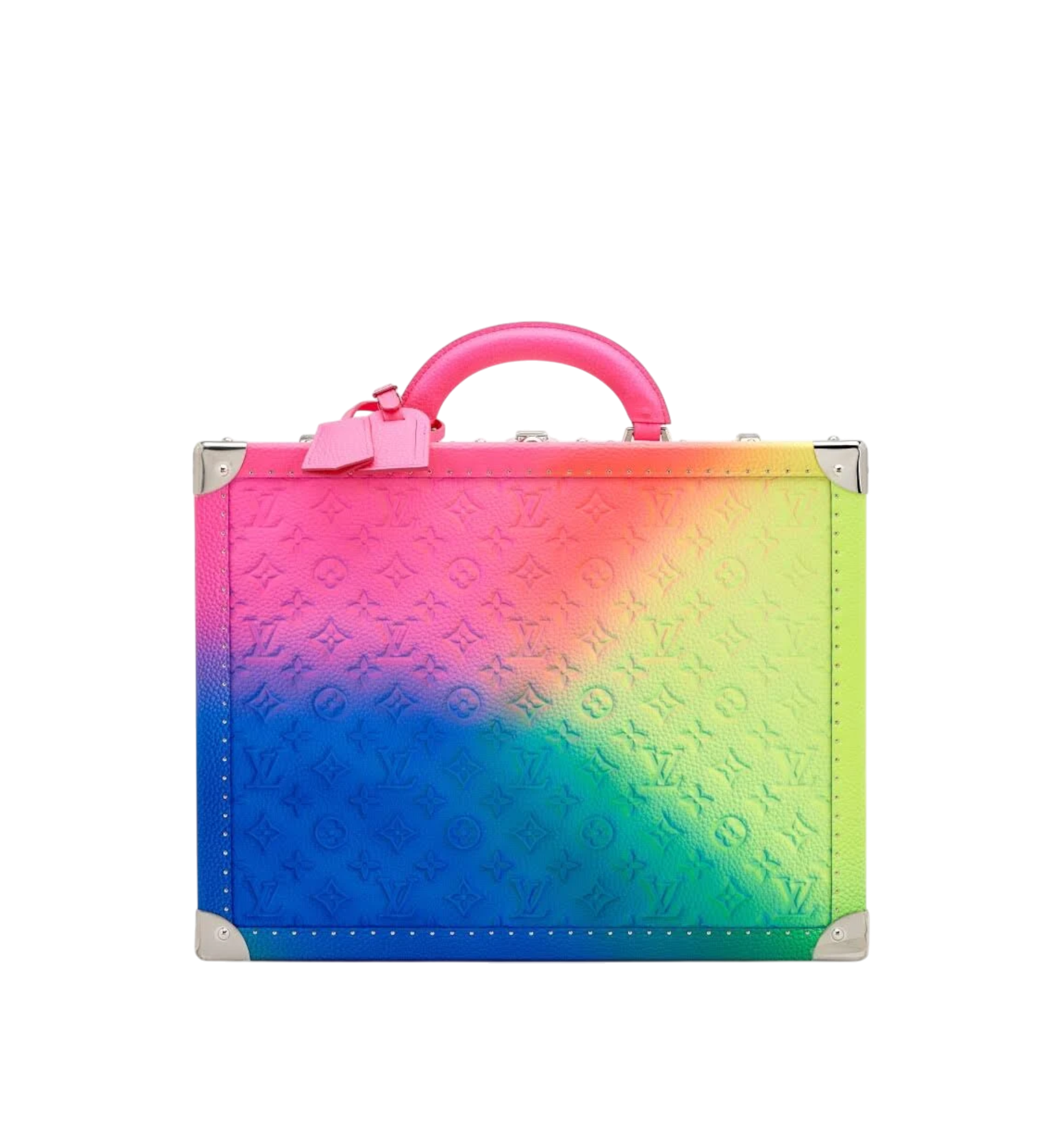 LOUIS VUITTON Monogram Taurillon Illusion Cotoville 40 Trunk