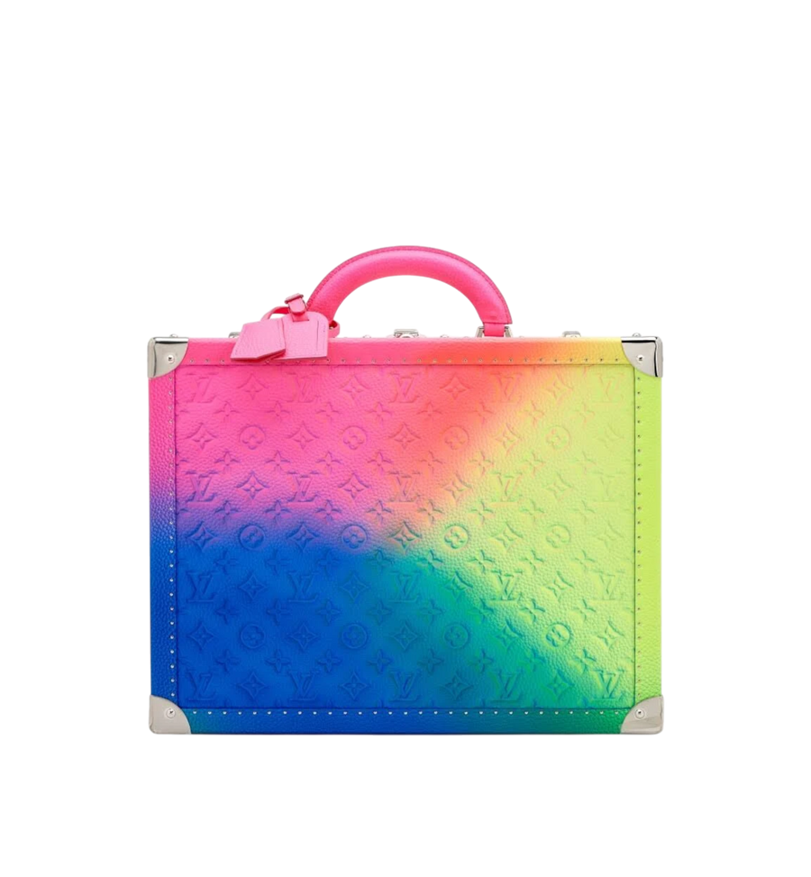 Louis Vuitton Monogram Taurillon Illusion Cotoville 40 Trunk