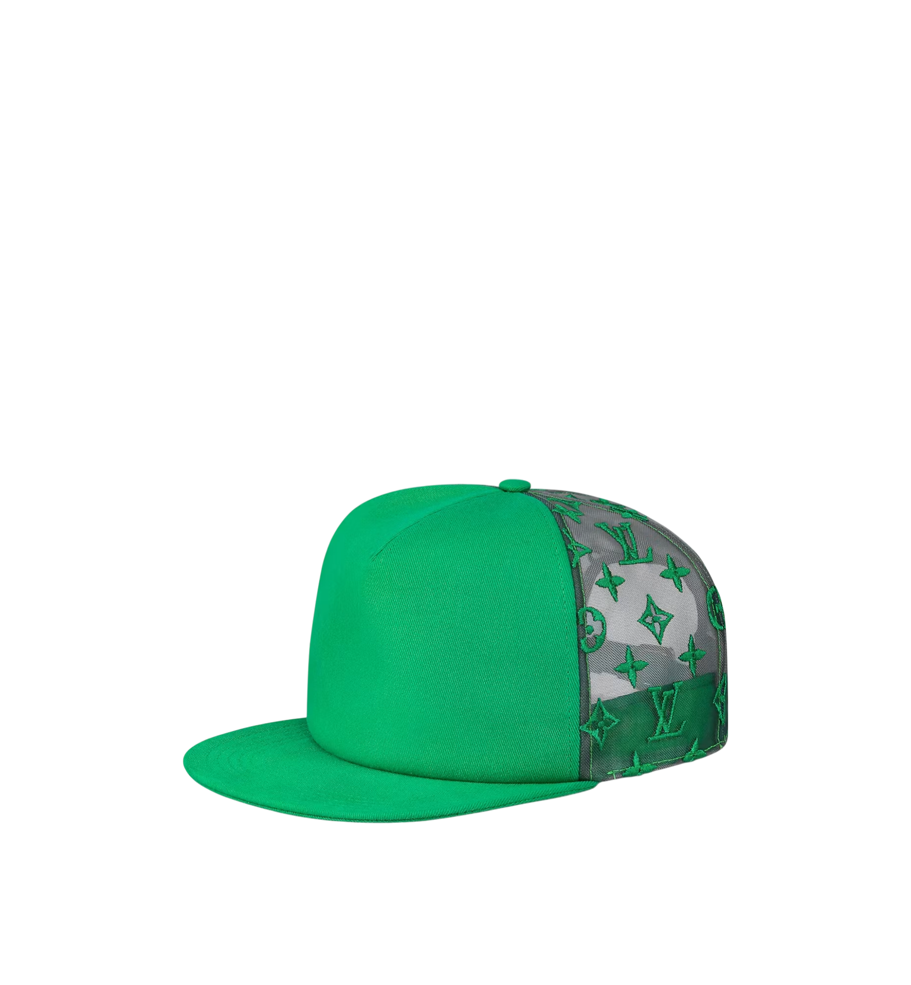 Louis Vuitton Casquette Embroidered Mesh Green