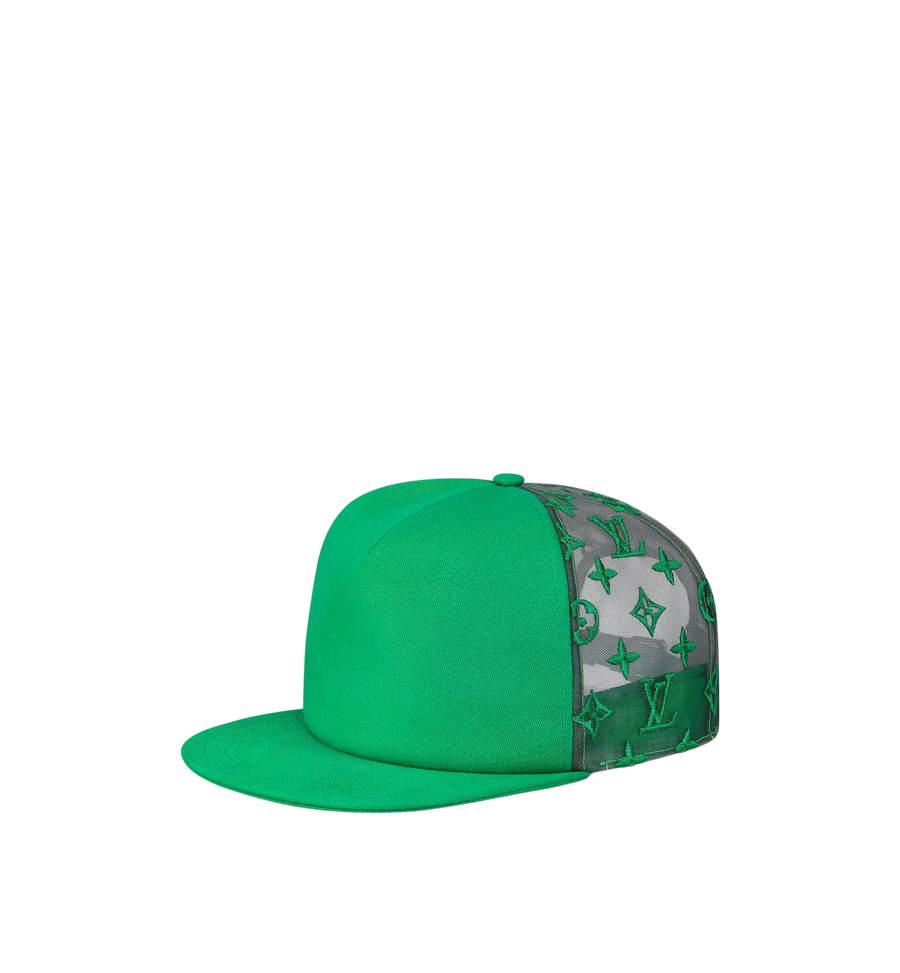 Louis Vuitton Casquette Embroidered Mesh Green
