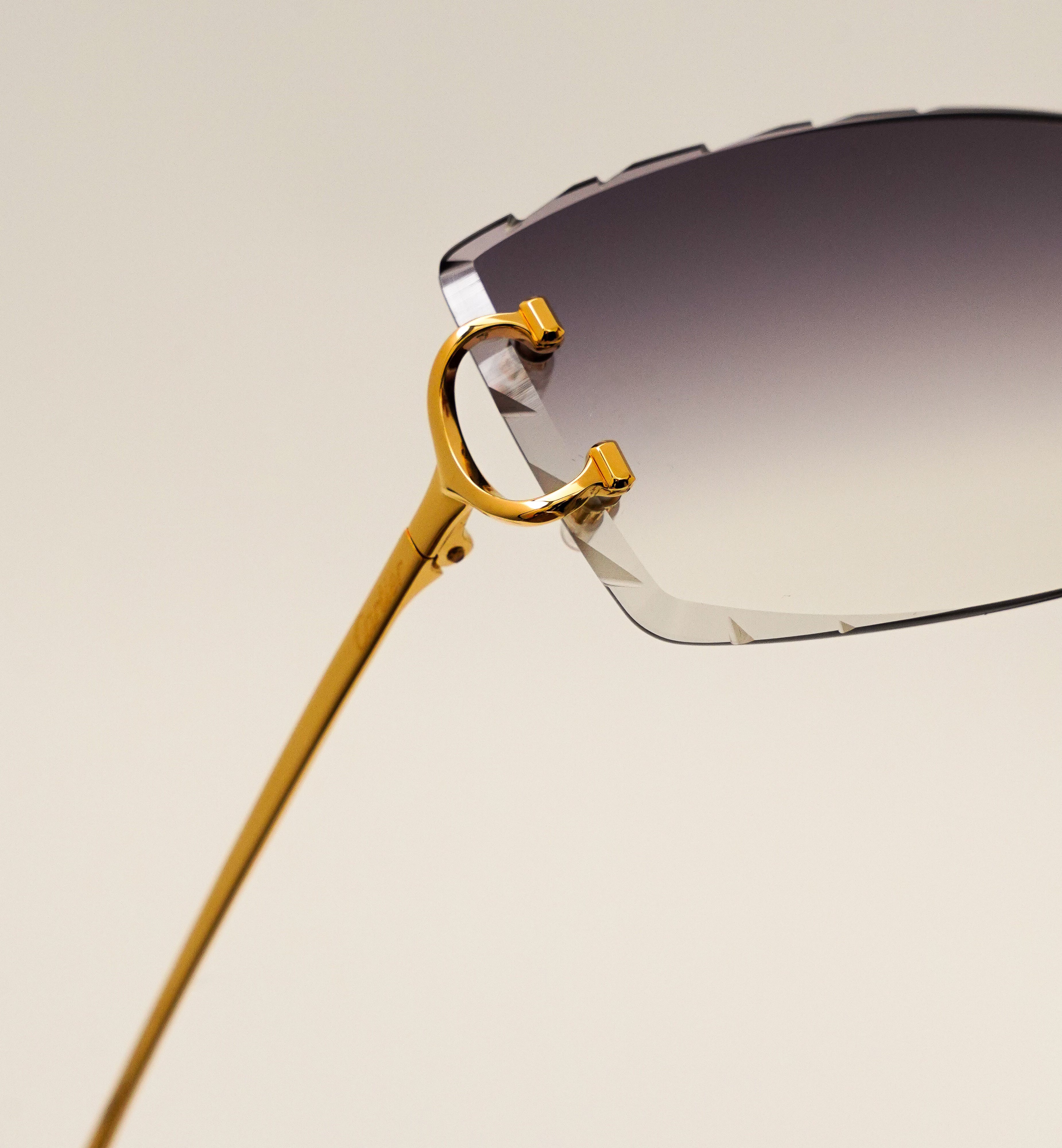 Cartier Sunglasses CT0092O-001 Big C Gold